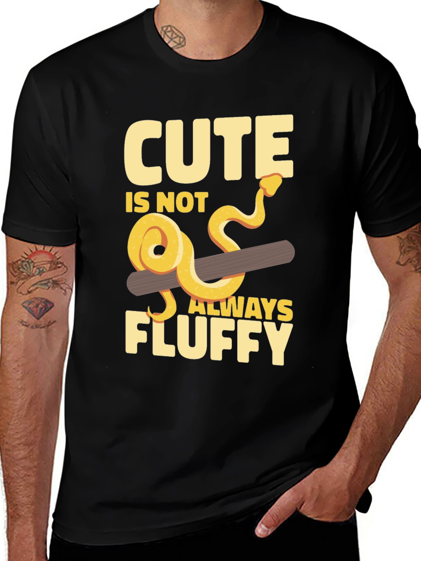 Cute is Not Always Fluffy Snake T-Shirt