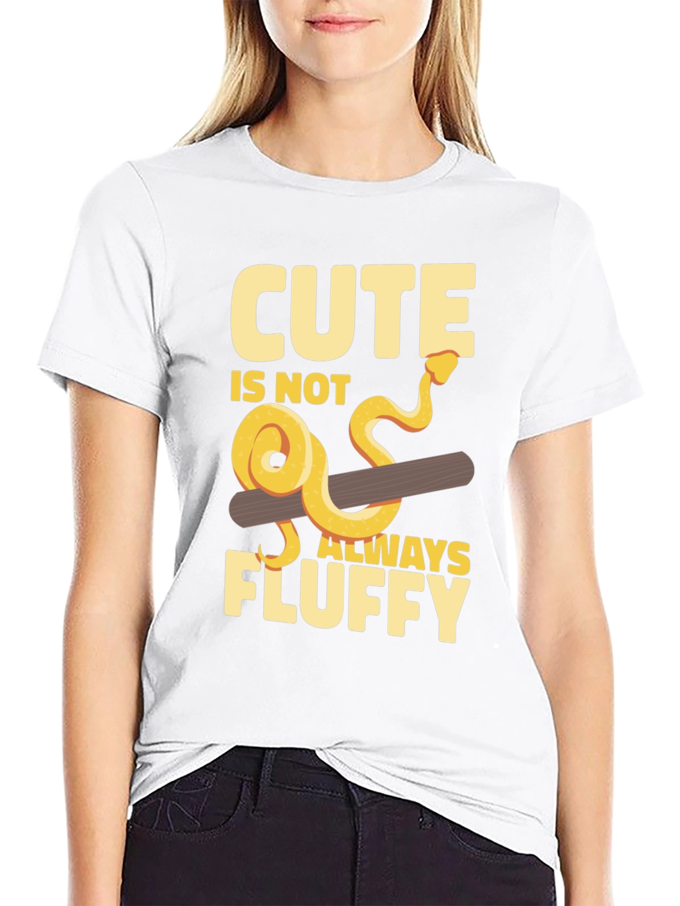 Cute is Not Always Fluffy Snake T-Shirt
