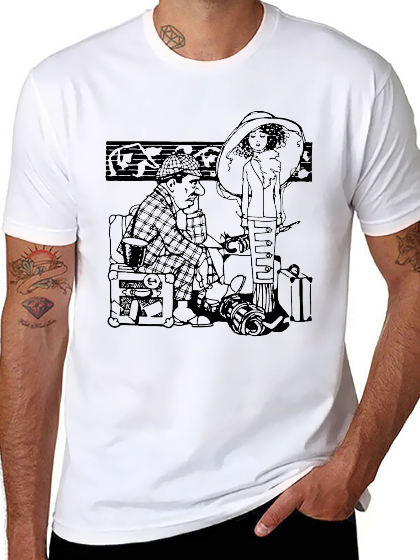 Detective & Diva Graphic T-Shirt