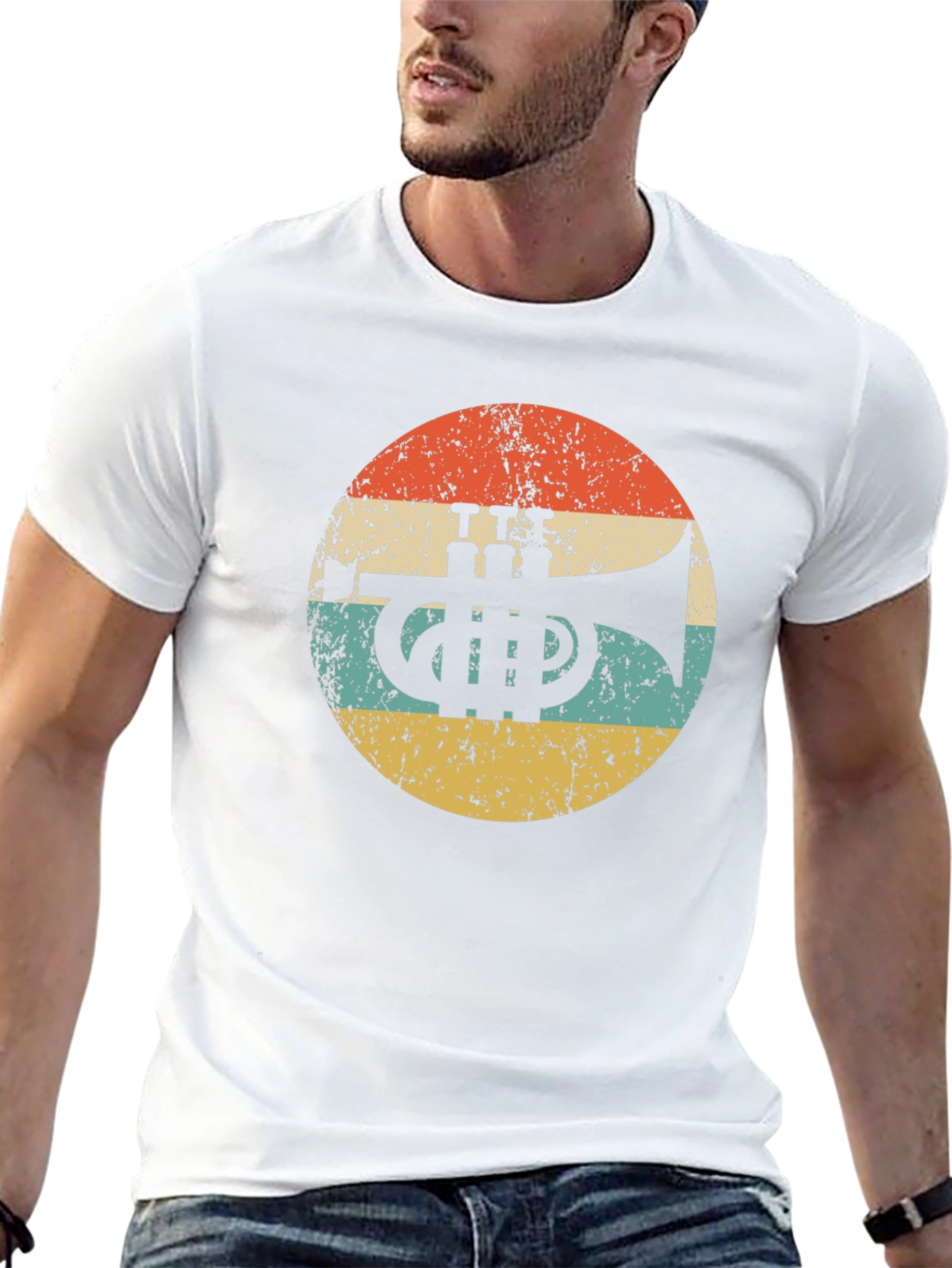 Retro Trumpet Graphic Tee