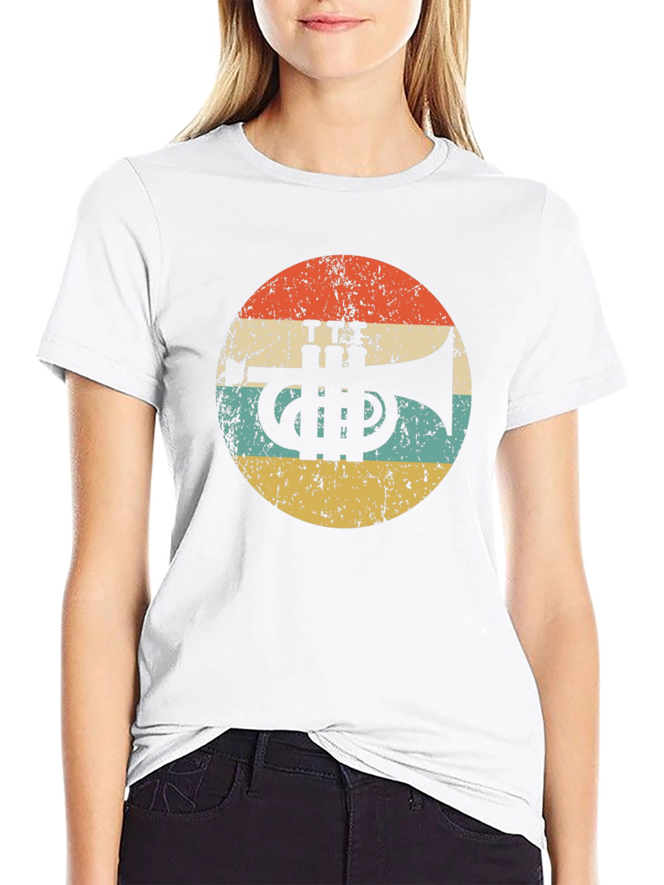 Retro Trumpet Graphic Tee