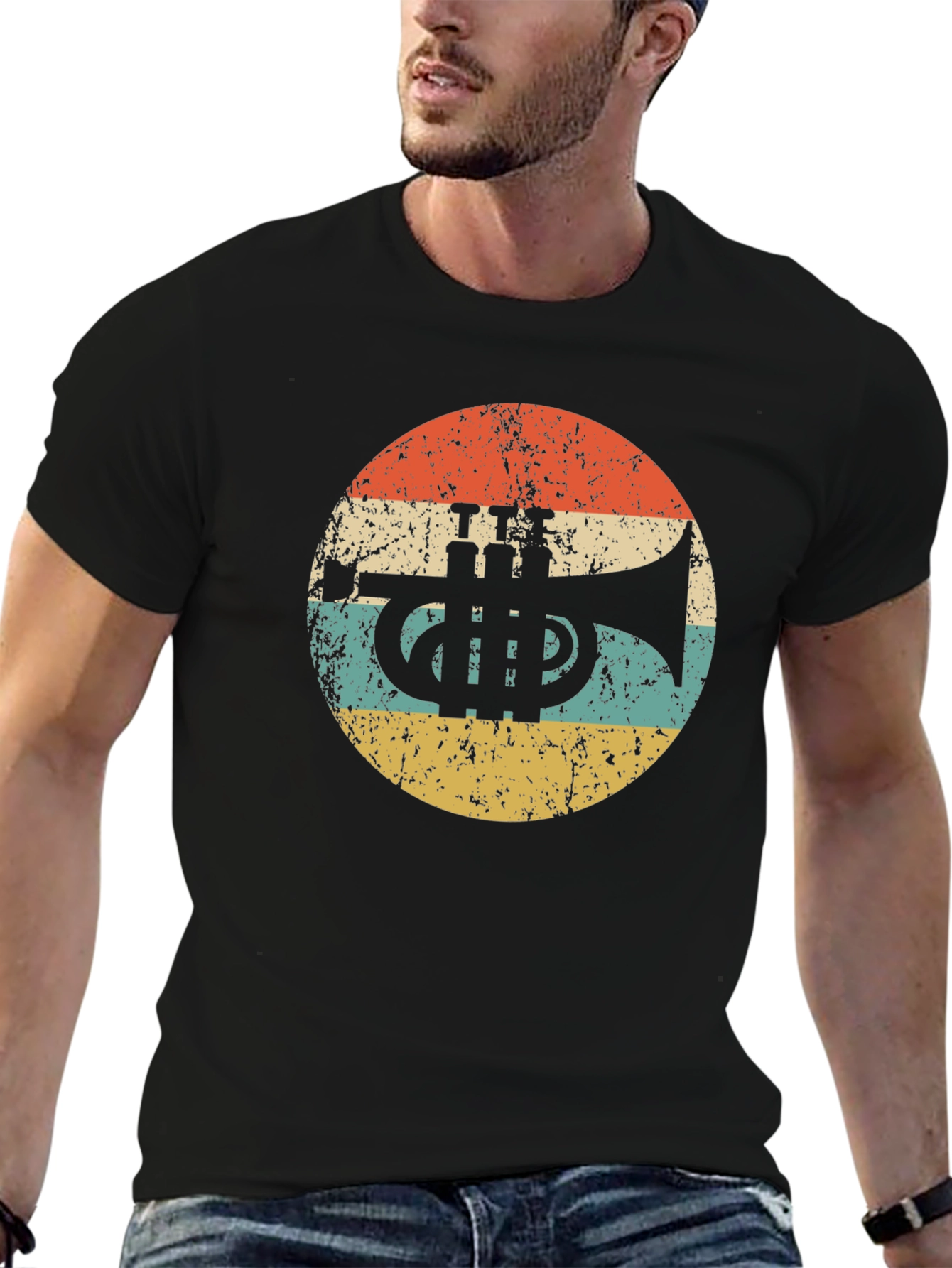 Retro Trumpet Graphic Tee