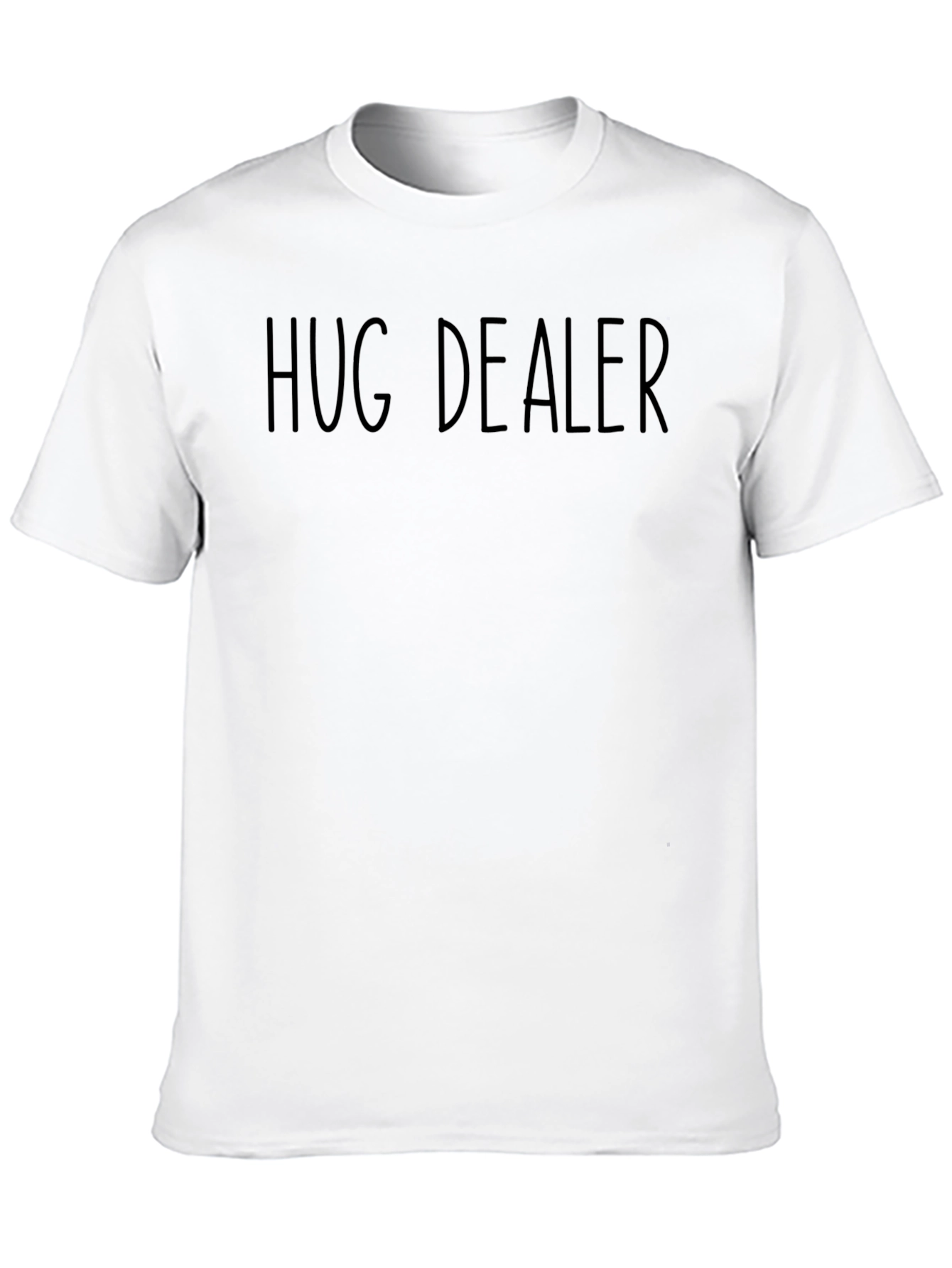Hug Dealer Black Graphic Tee