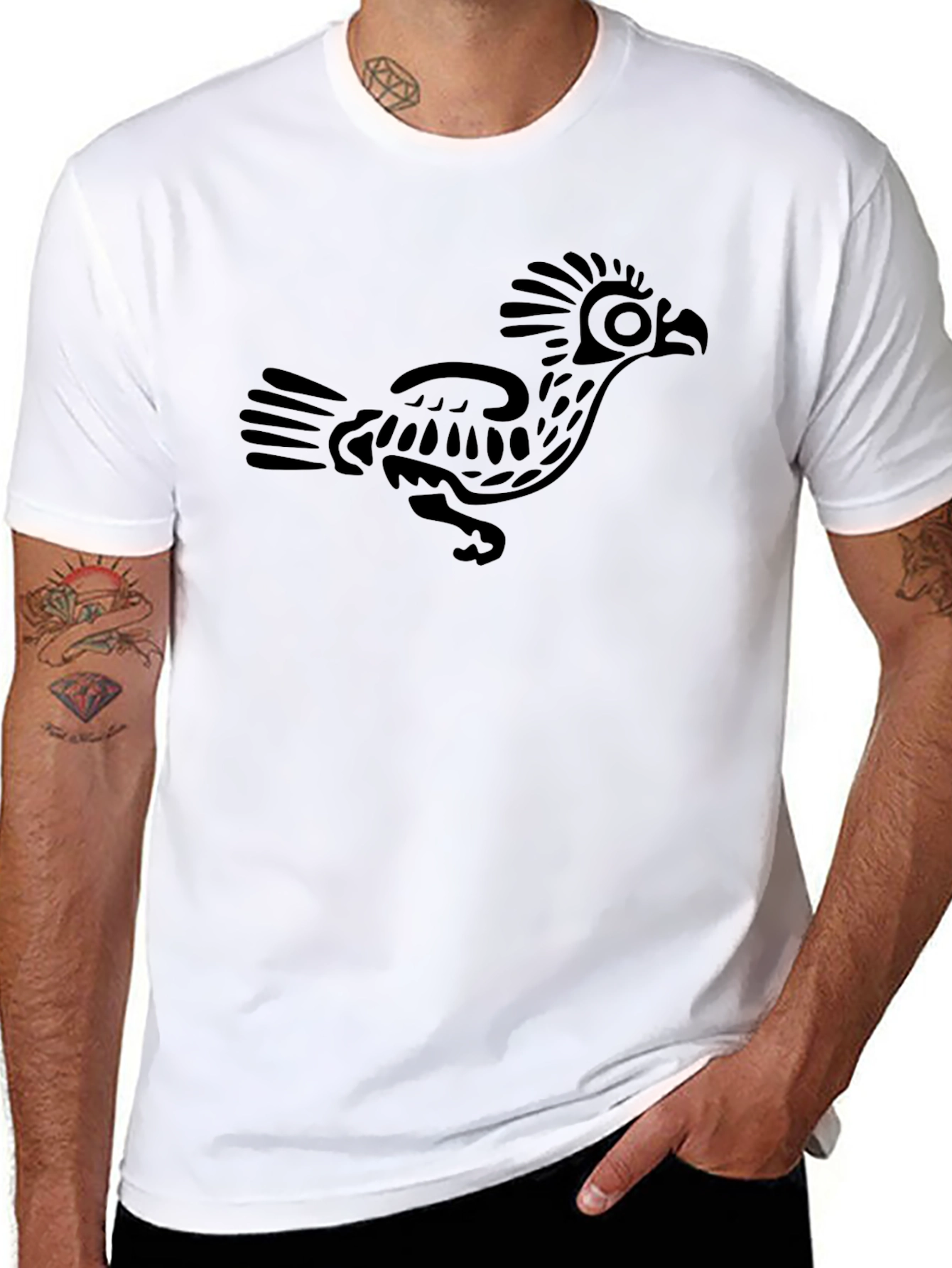 Roadrunner Graphic Print Black T-Shirt