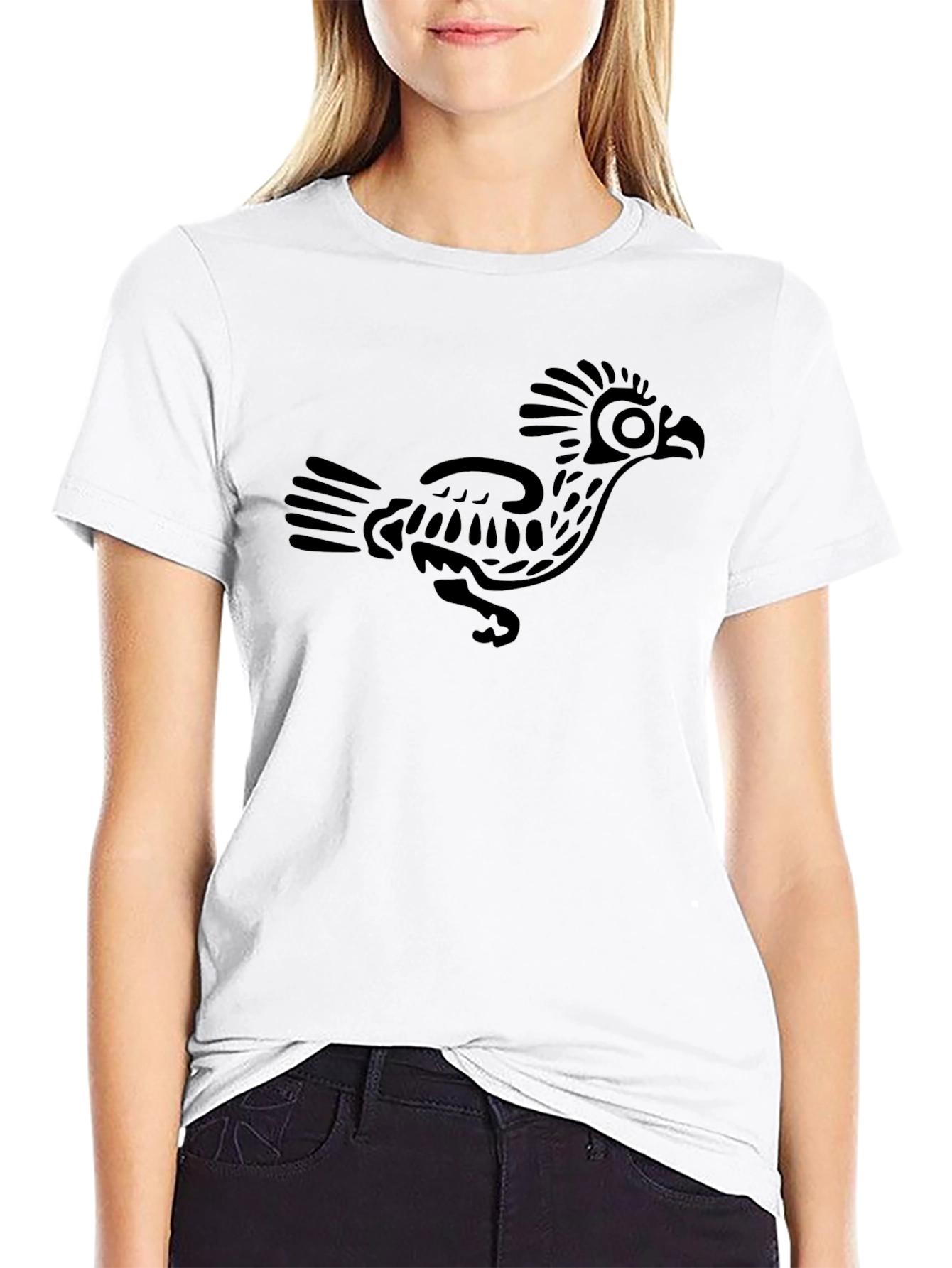 Roadrunner Graphic Print Black T-Shirt