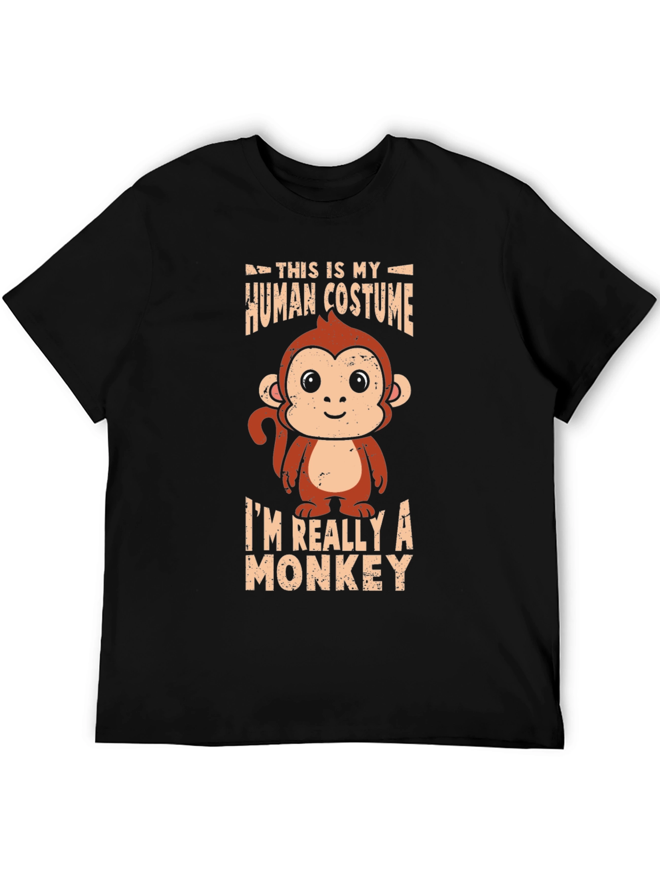 Funny Monkey Costume Graphic T-Shirt