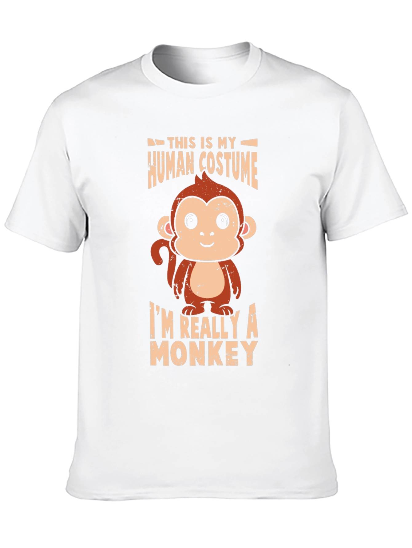 Funny Monkey Costume Graphic T-Shirt