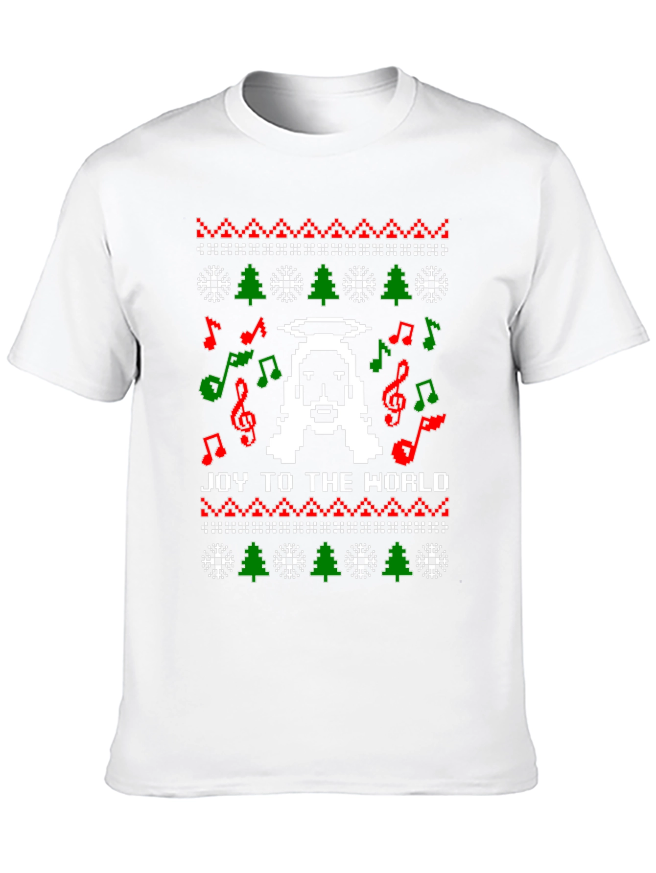 Pixel Jesus Ugly Christmas Sweater T-Shirt