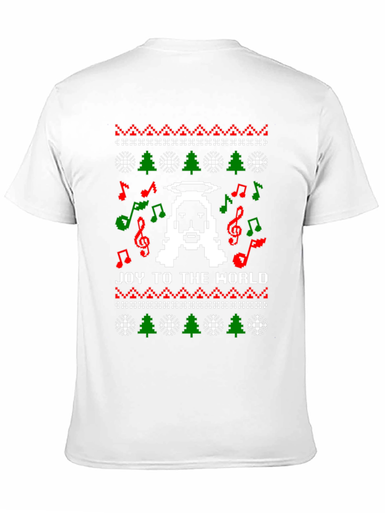 Pixel Jesus Ugly Christmas Sweater T-Shirt
