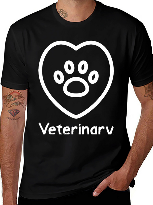 Veterinary Paw Heart T-Shirt