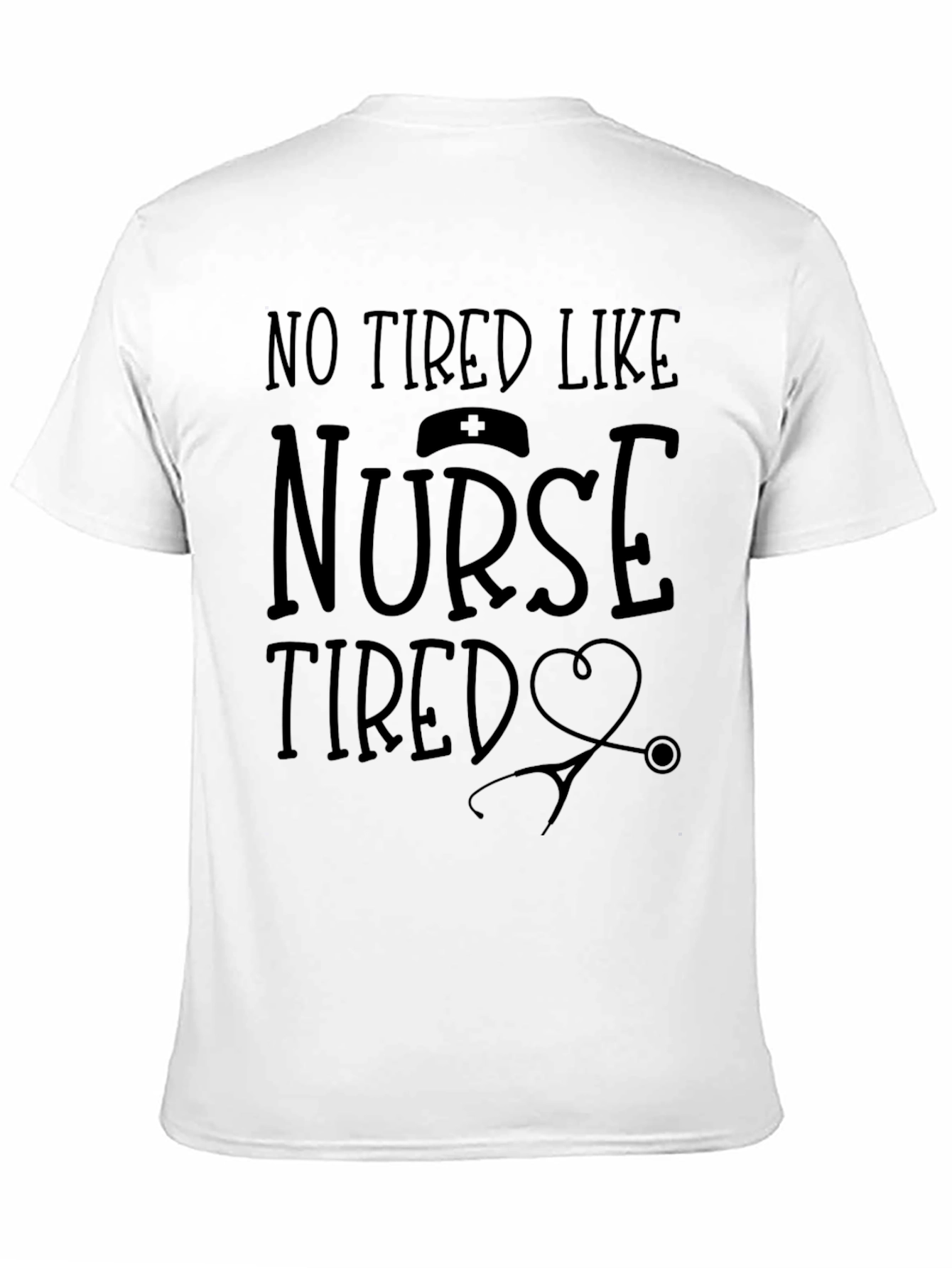 Nurse Tired T-Shirt - Black