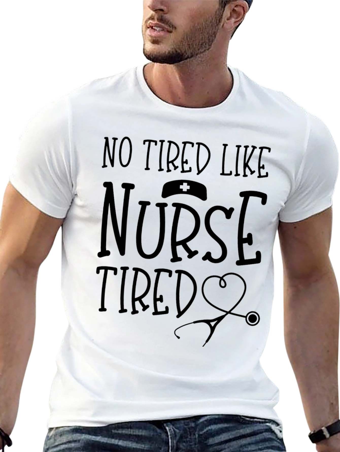 Nurse Tired T-Shirt - Black