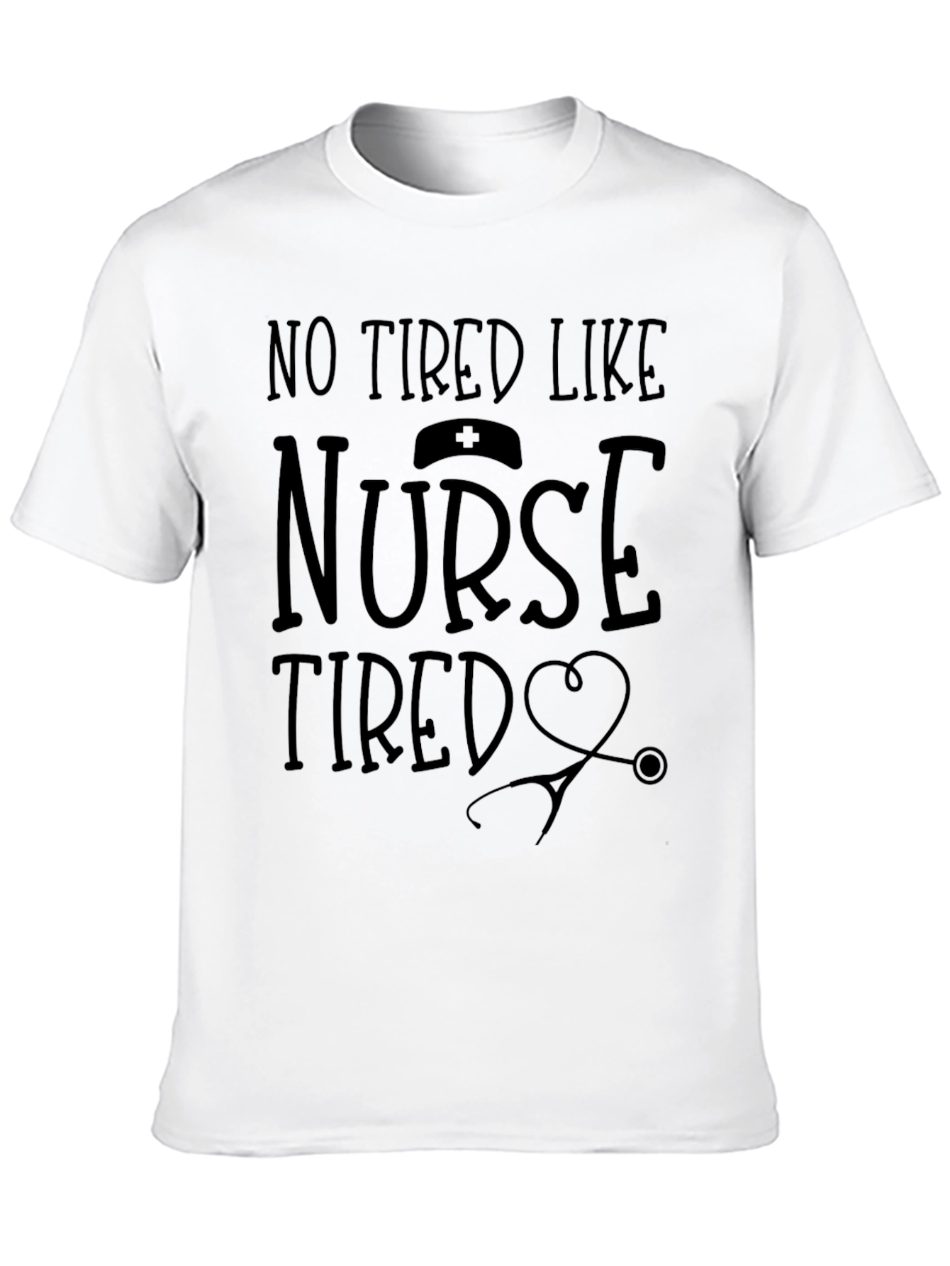 Nurse Tired T-Shirt - Black