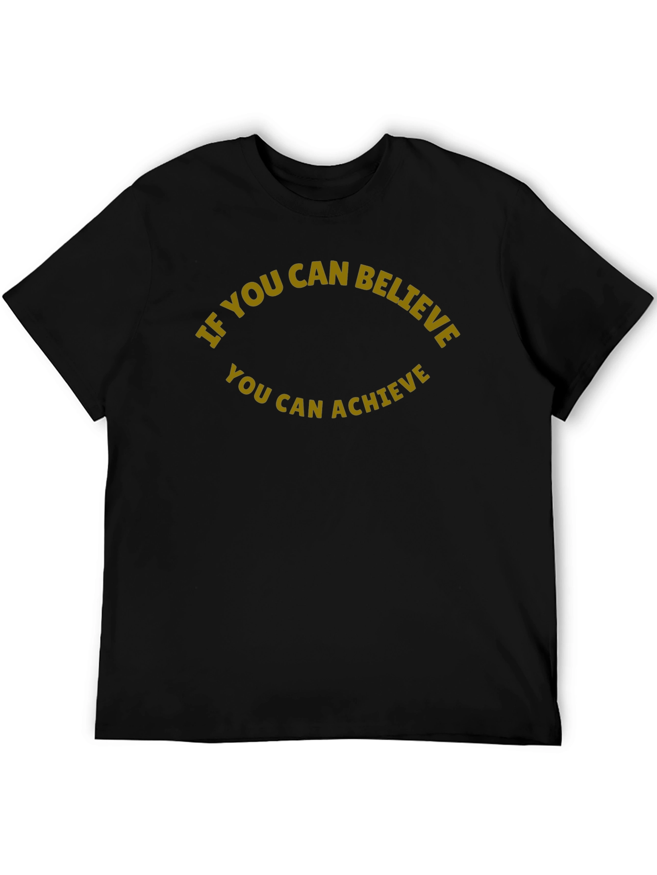 Believe Achieve Black T-Shirt