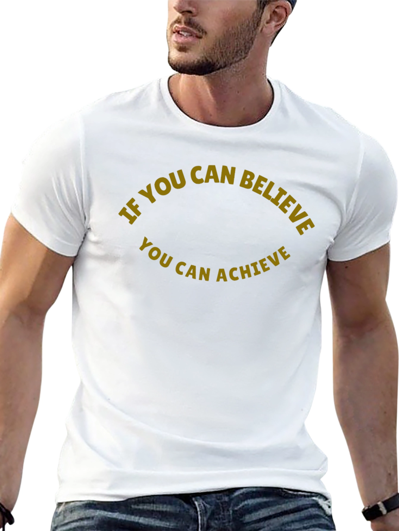 Believe Achieve Black T-Shirt