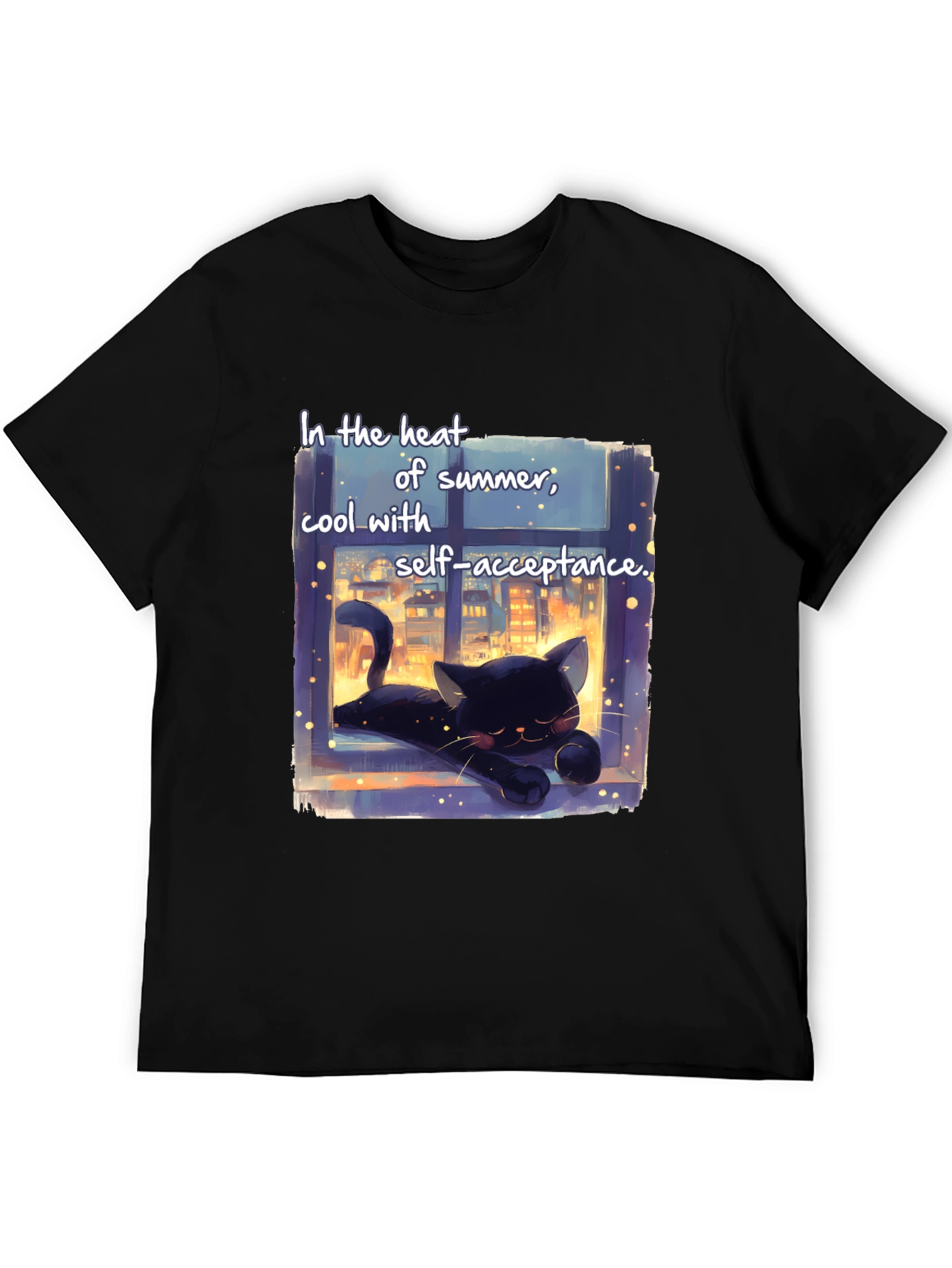 Cool Cat Summer T-Shirt - Self-Acceptance