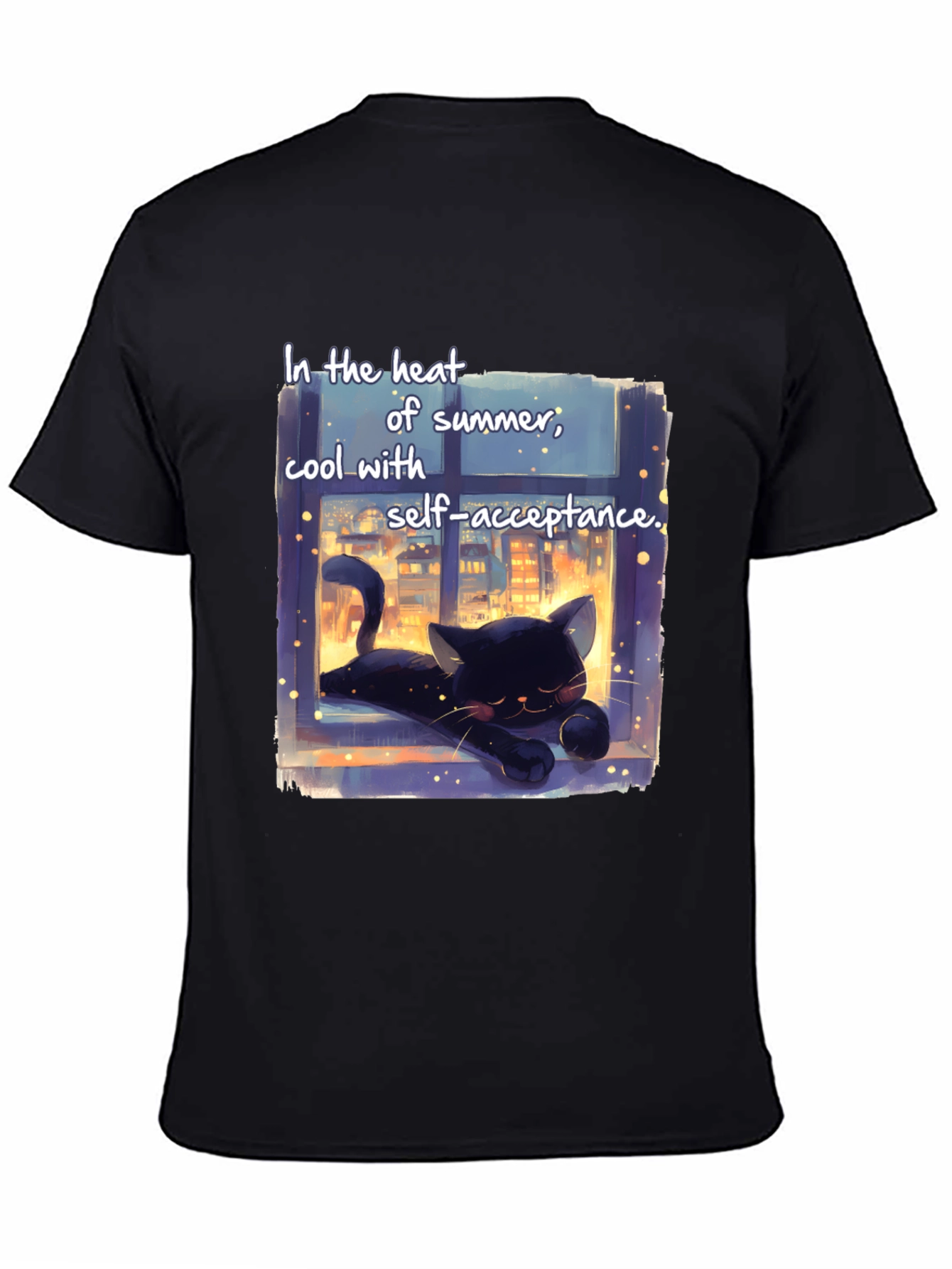Cool Cat Summer T-Shirt - Self-Acceptance