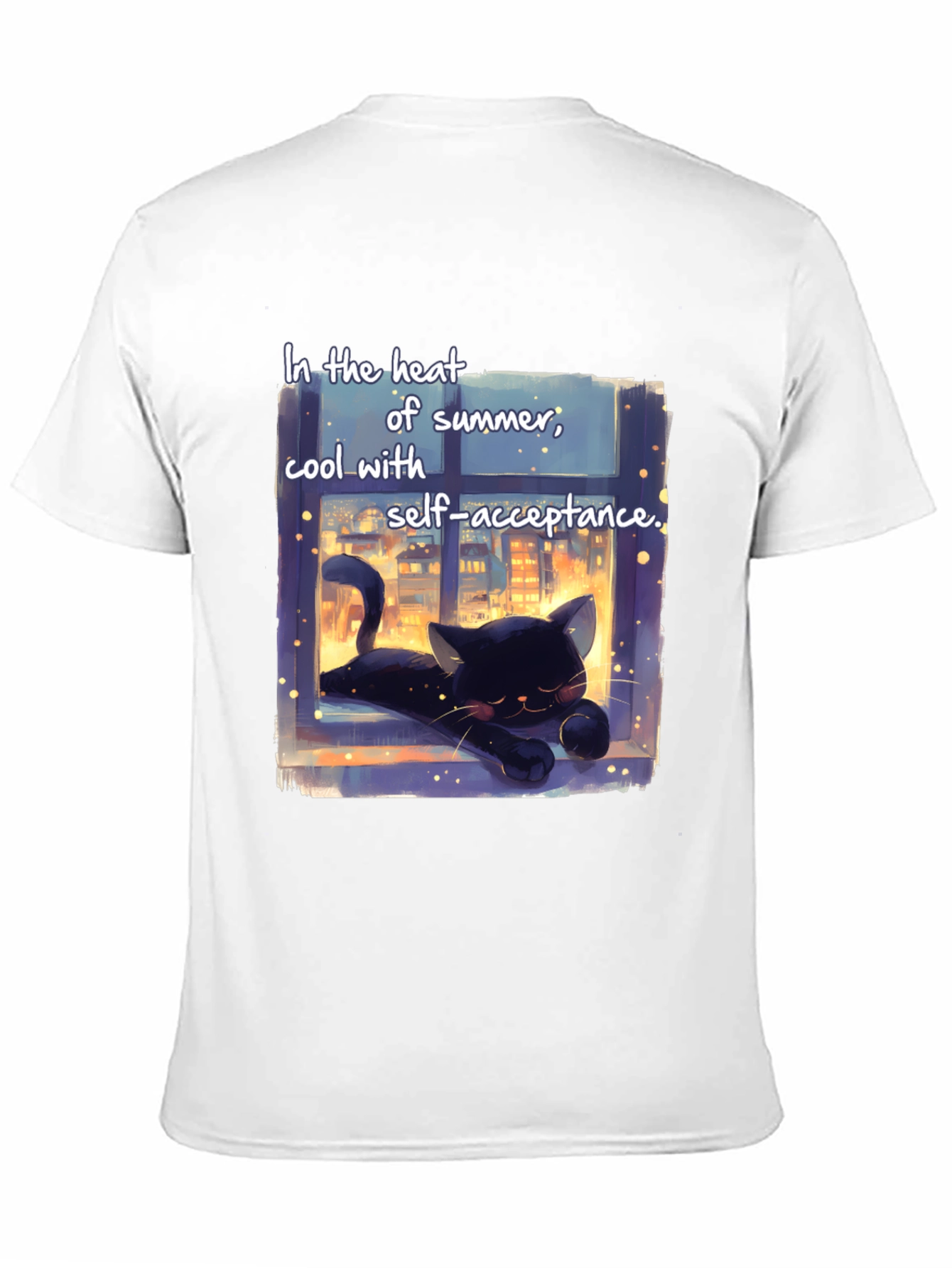 Cool Cat Summer T-Shirt - Self-Acceptance