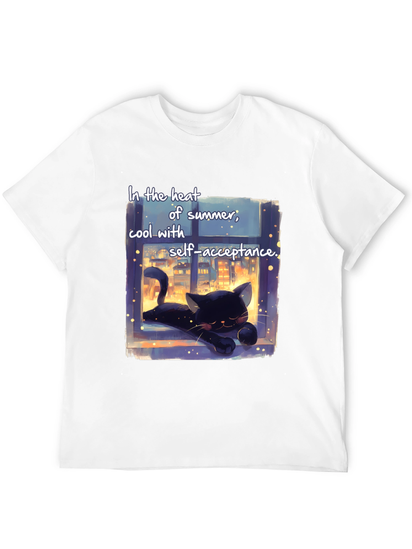 Cool Cat Summer T-Shirt - Self-Acceptance