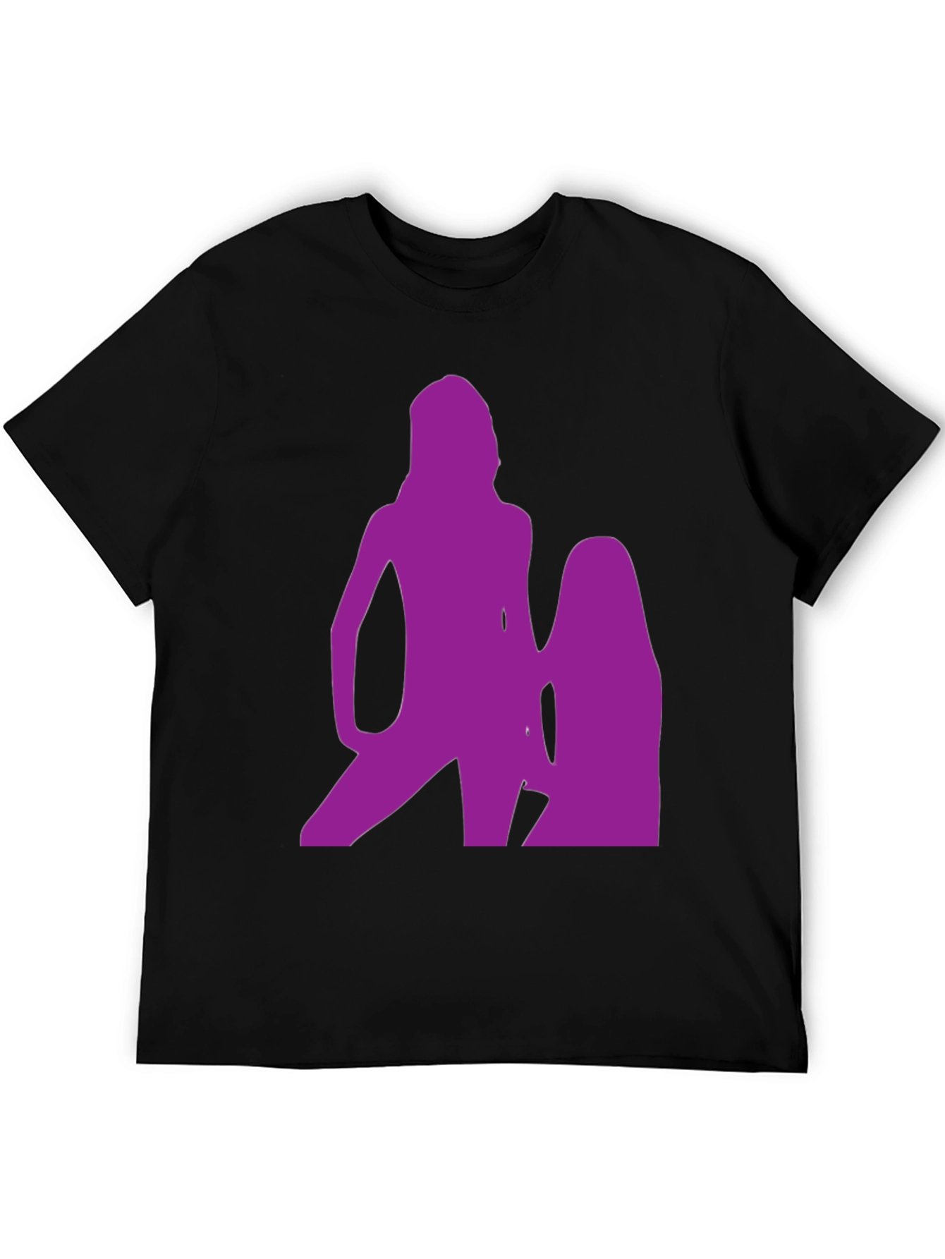 Purple Silhouette Graphic Tee