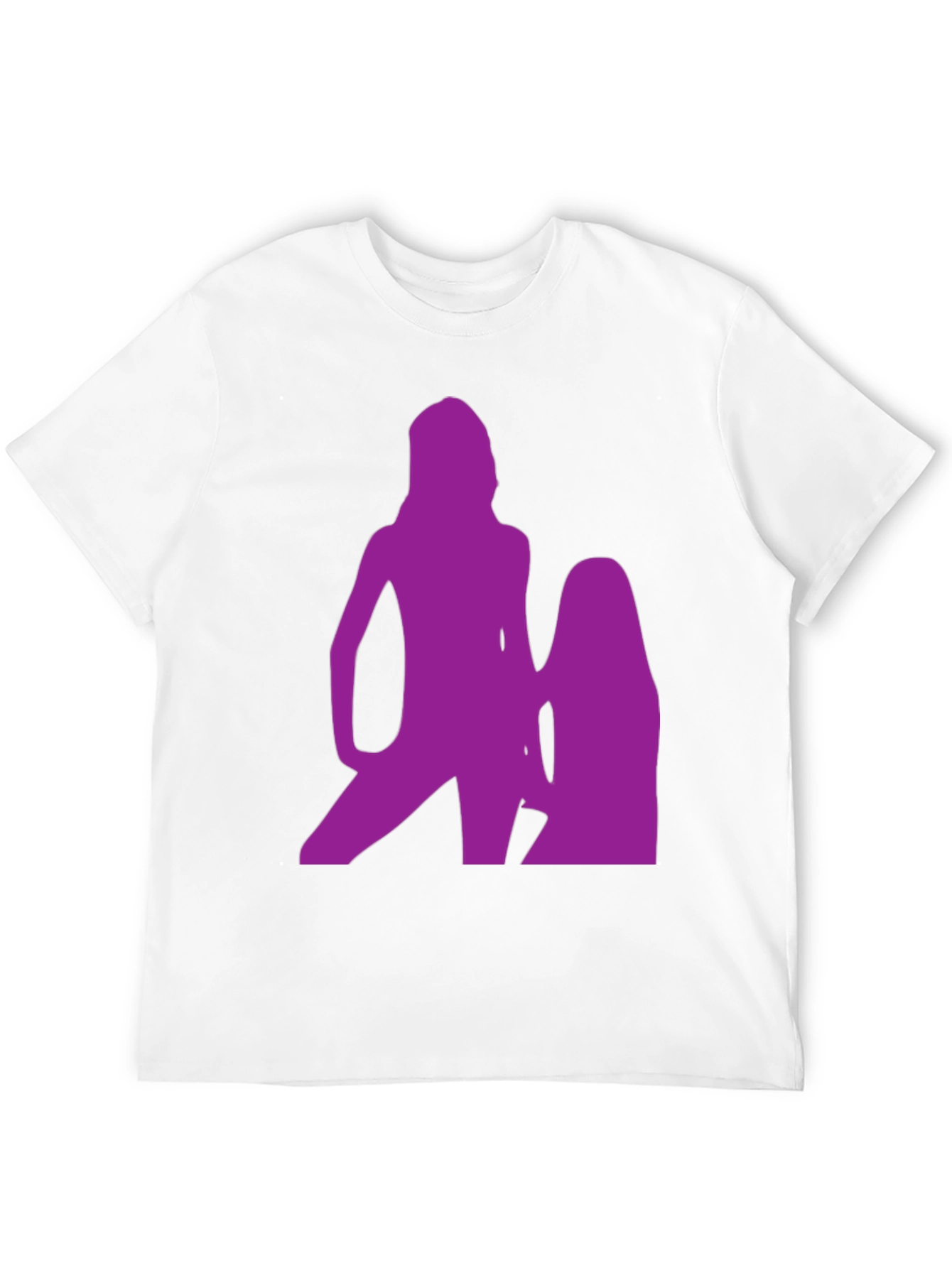 Purple Silhouette Graphic Tee