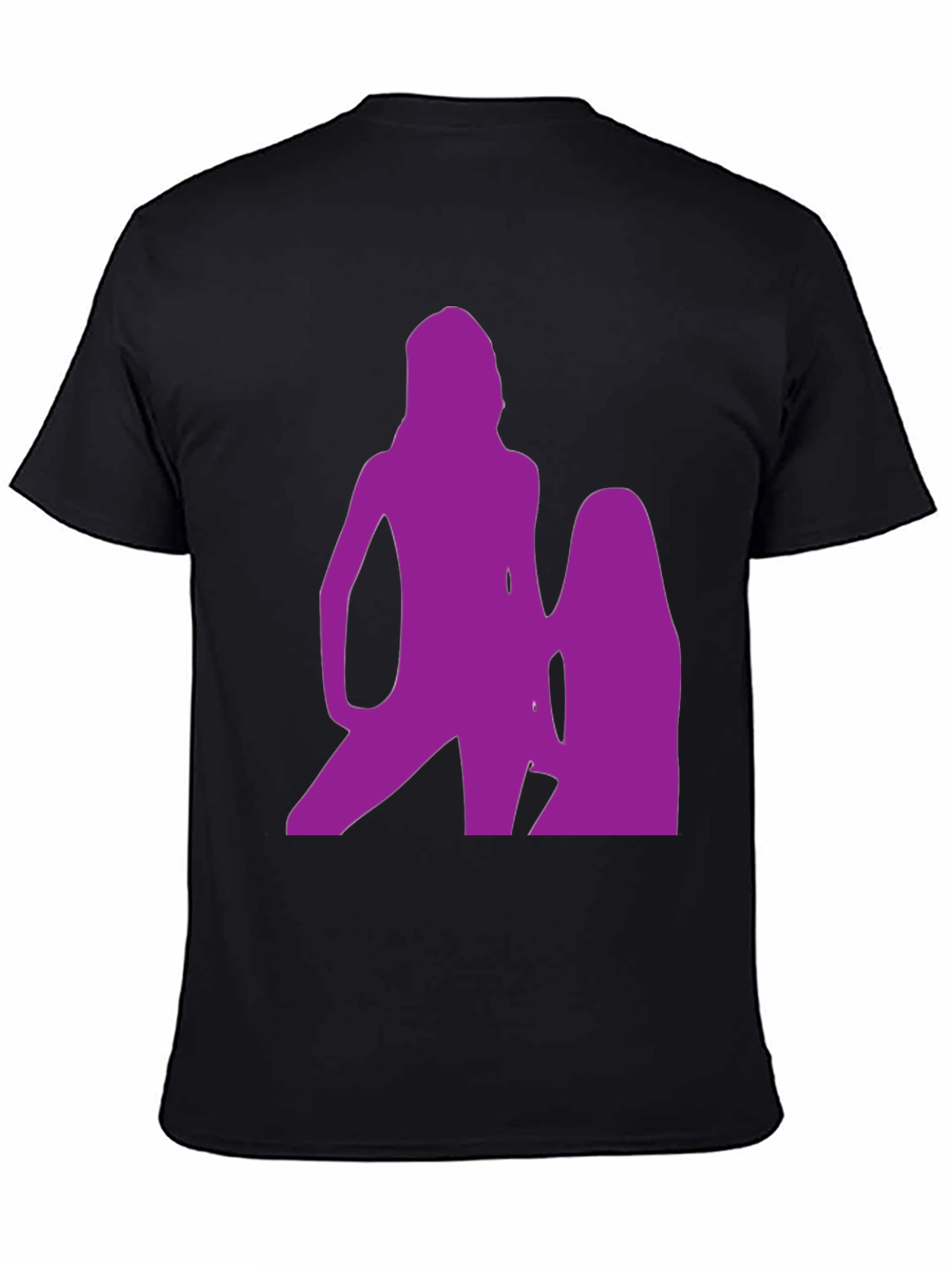 Purple Silhouette Graphic Tee