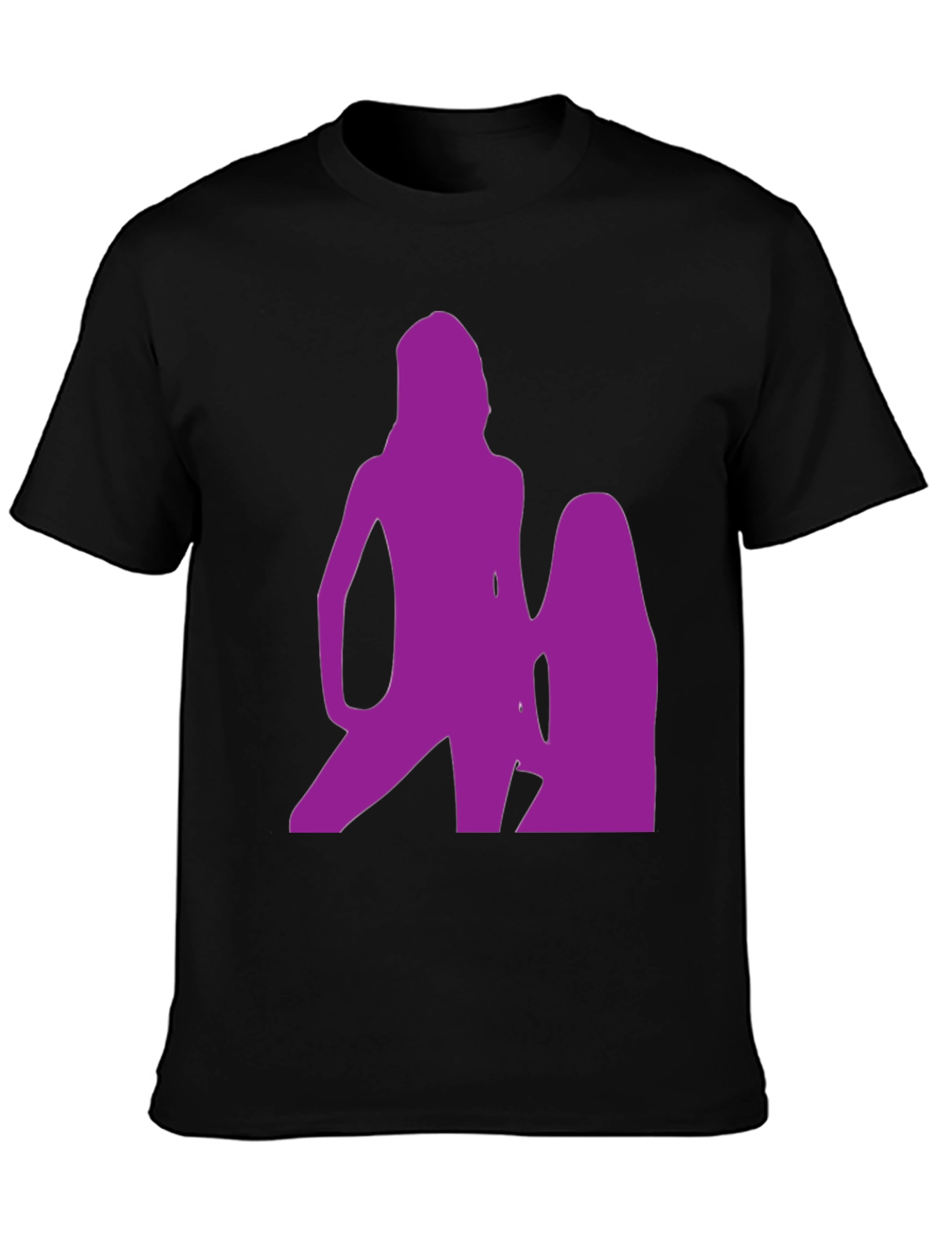 Purple Silhouette Graphic Tee