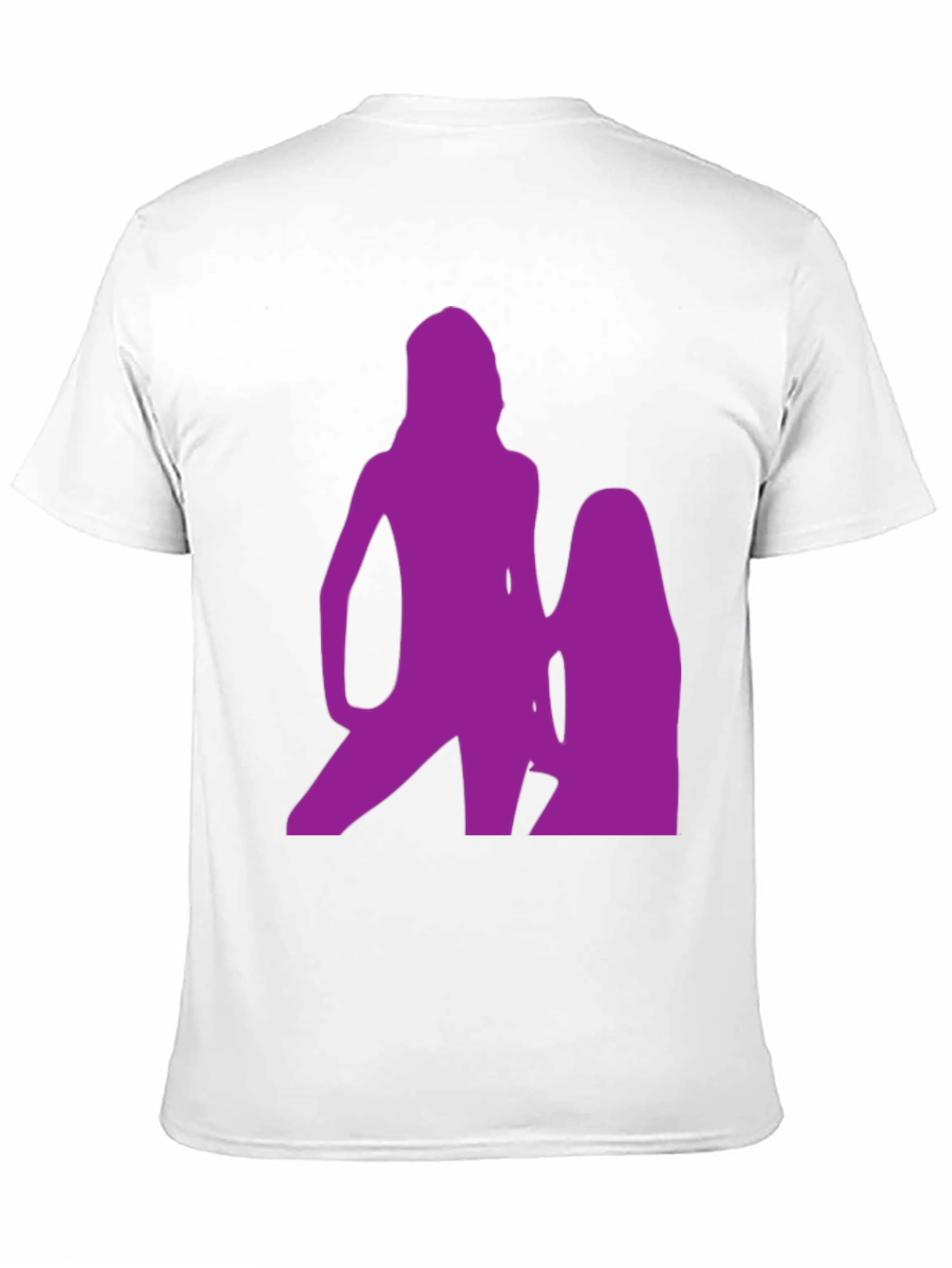 Purple Silhouette Graphic Tee