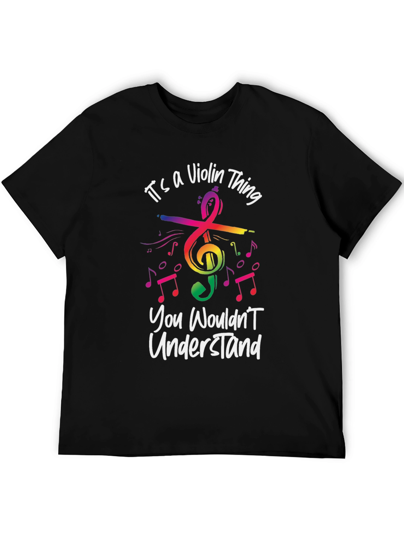 Its A Violin Thing Black T-Shirt
