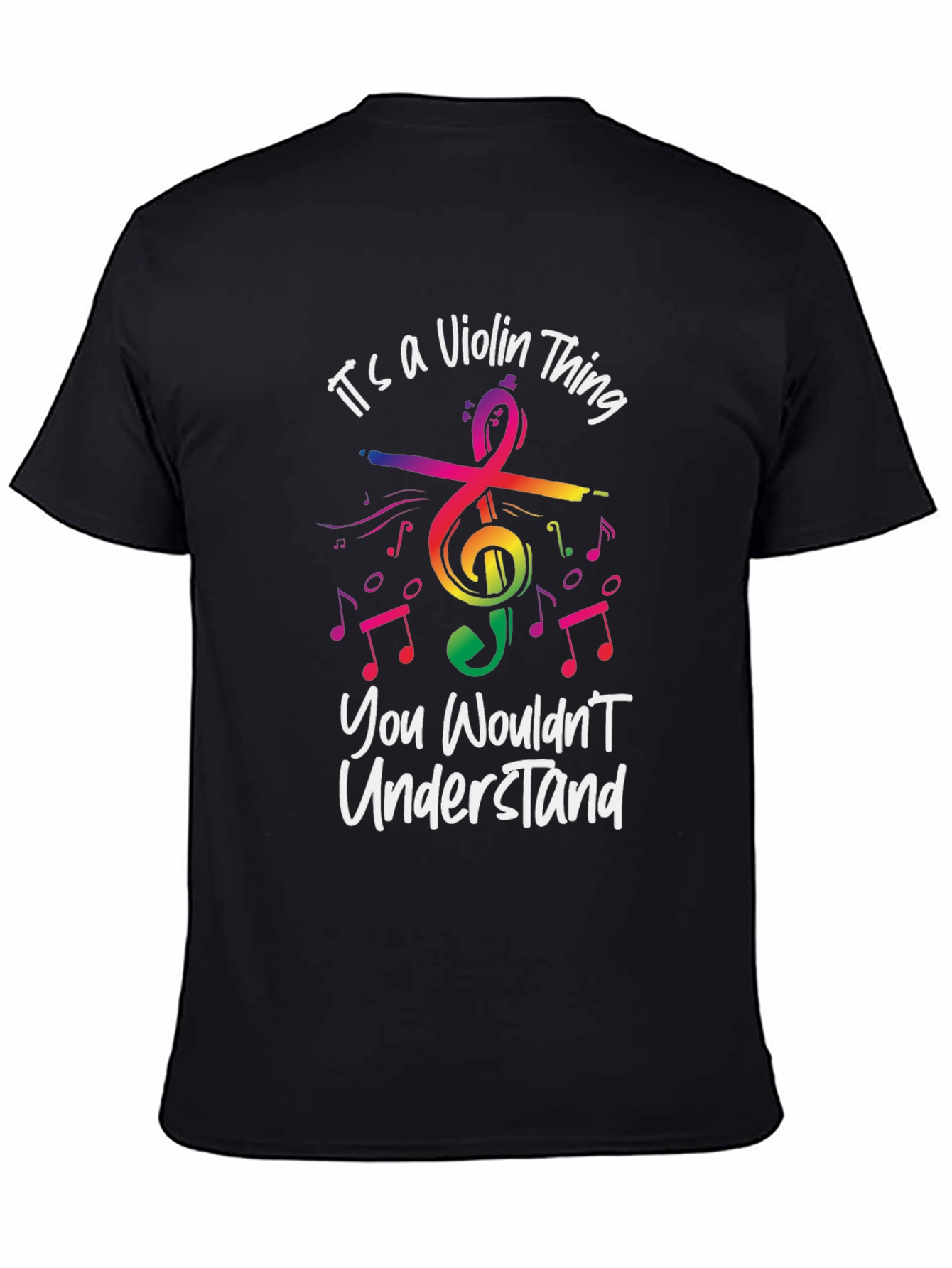 Its A Violin Thing Black T-Shirt