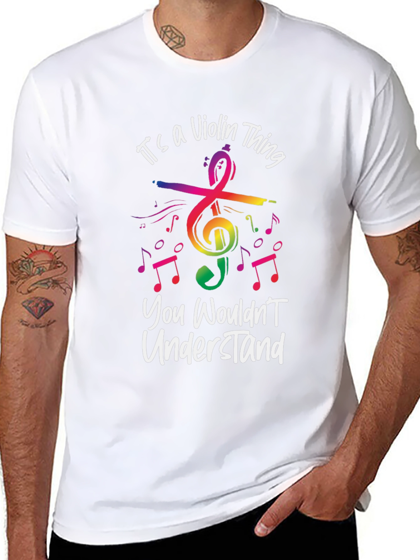 Its A Violin Thing Black T-Shirt