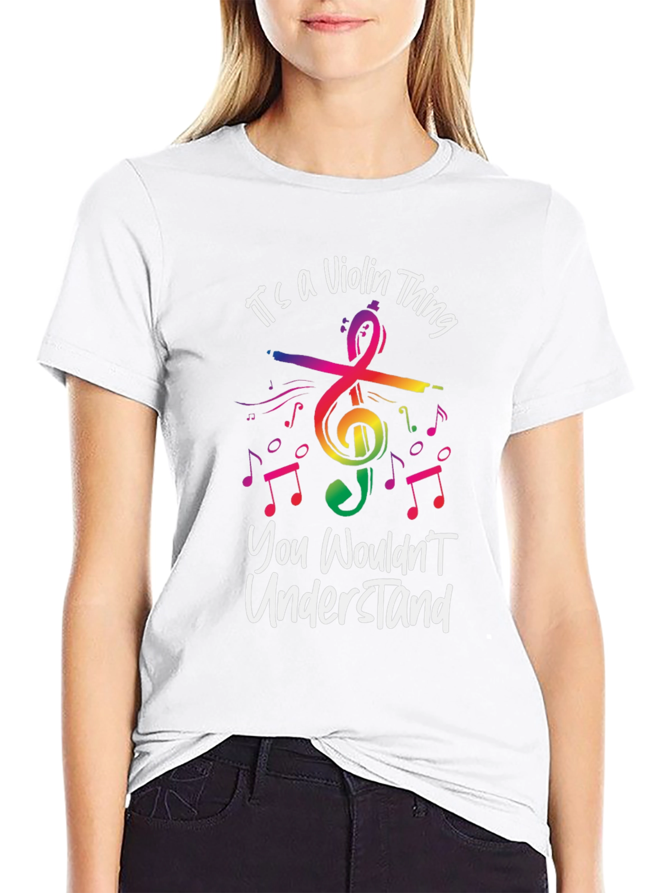 Its A Violin Thing Black T-Shirt