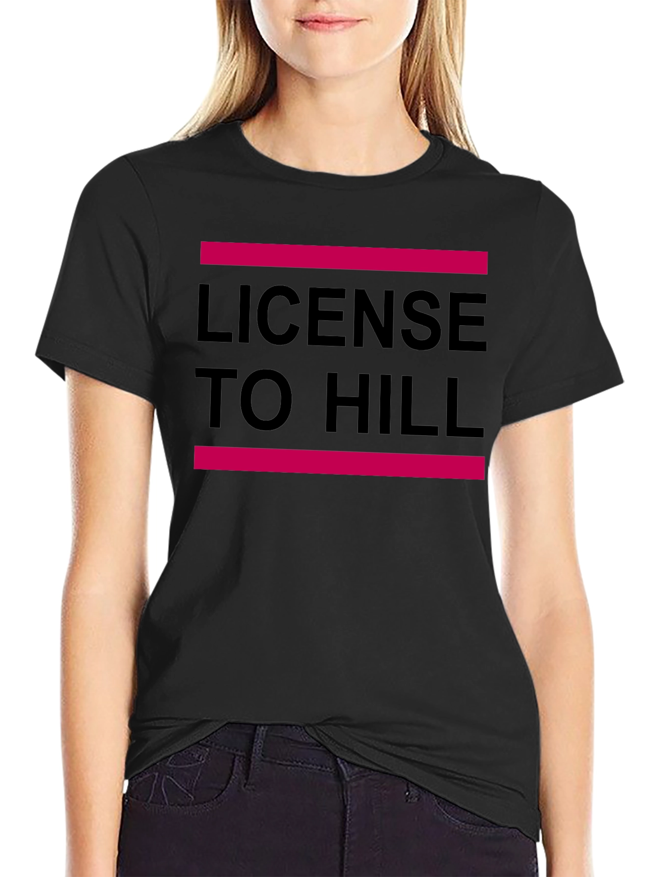 License to Hill Graphic T-Shirt - Black Tee
