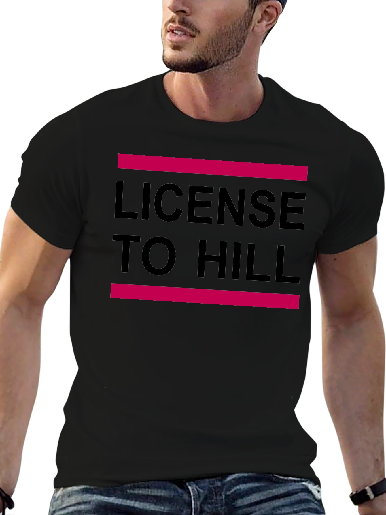 License to Hill Graphic T-Shirt - Black Tee