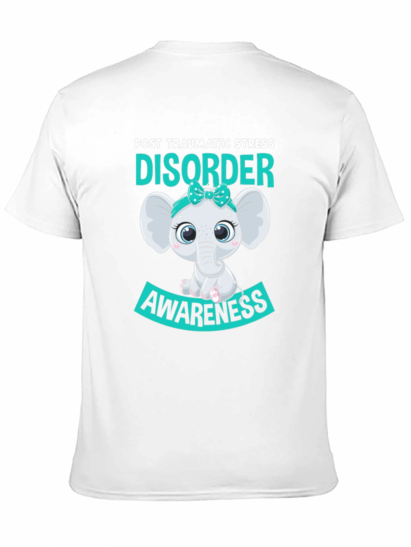 PTSD Awareness Elephant Graphic T-Shirt