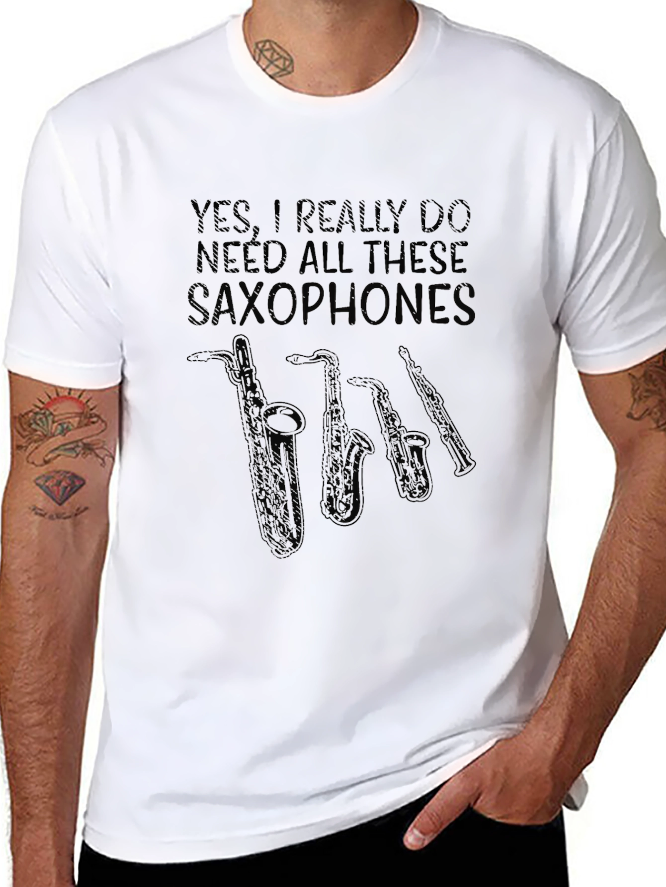 Saxophone T-Shirt - Musician Gift