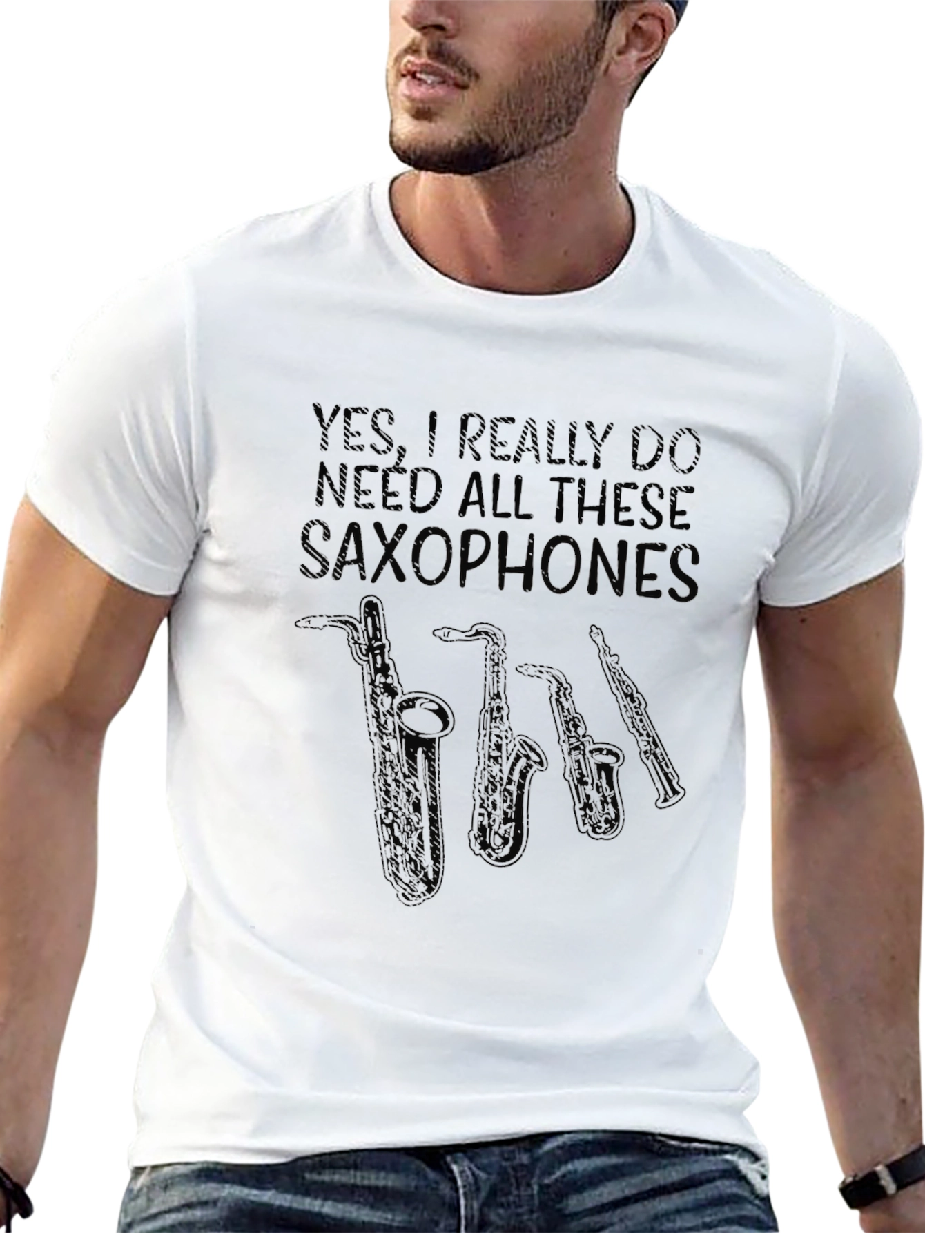Saxophone T-Shirt - Musician Gift