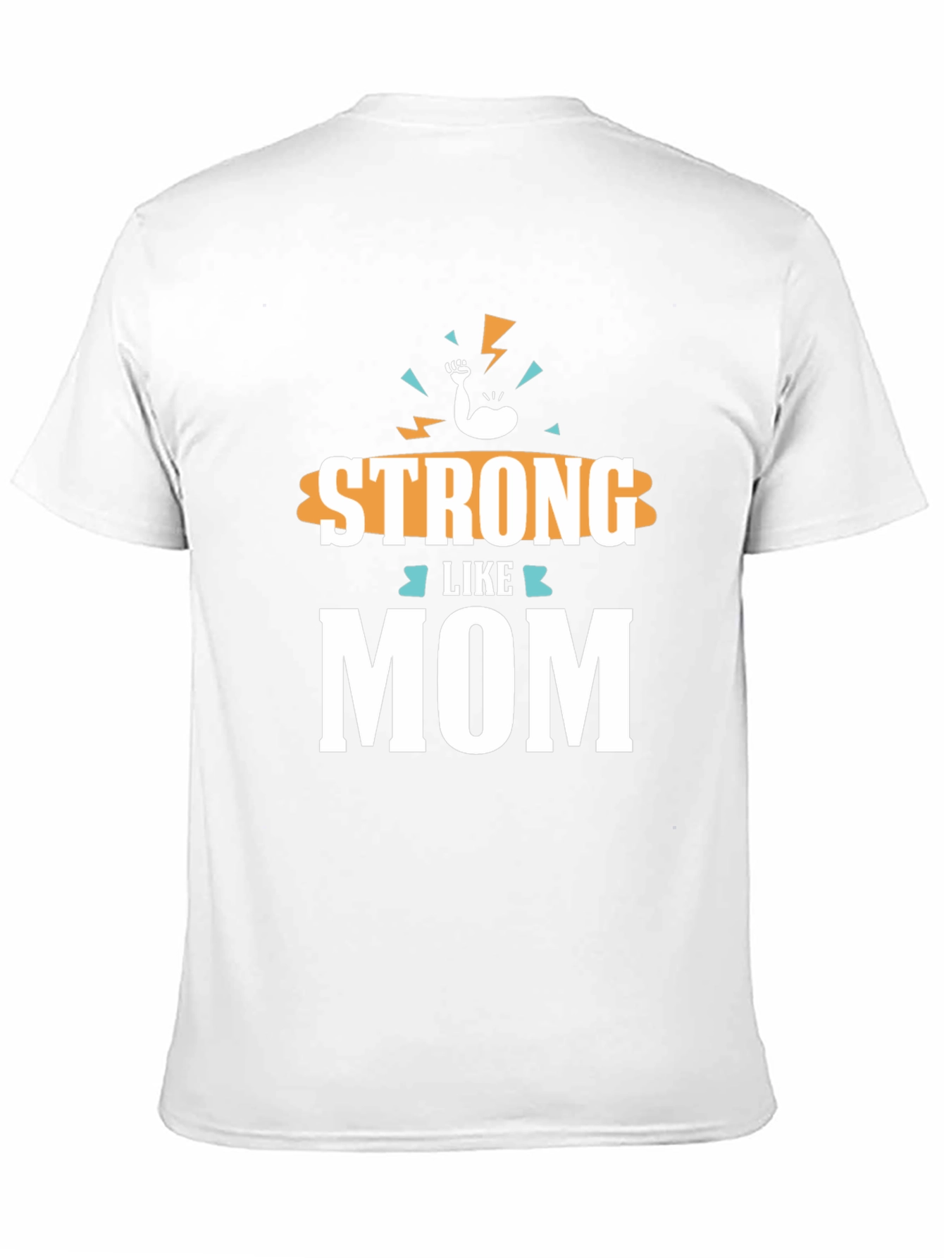 Strong Like Mom T-Shirt Black Graphic Tee