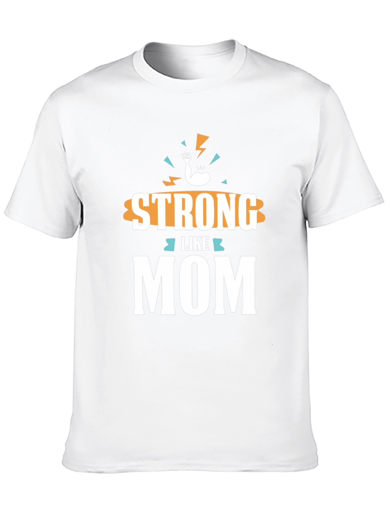 Strong Like Mom T-Shirt Black Graphic Tee