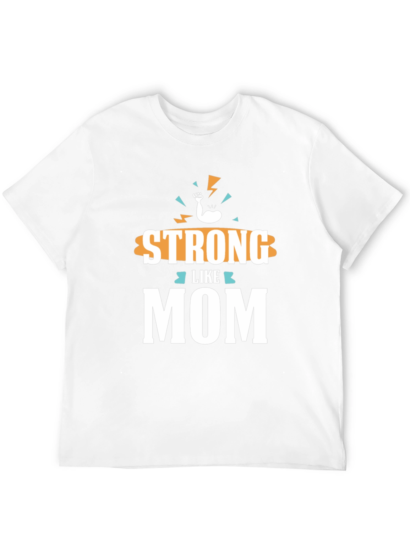Strong Like Mom T-Shirt Black Graphic Tee