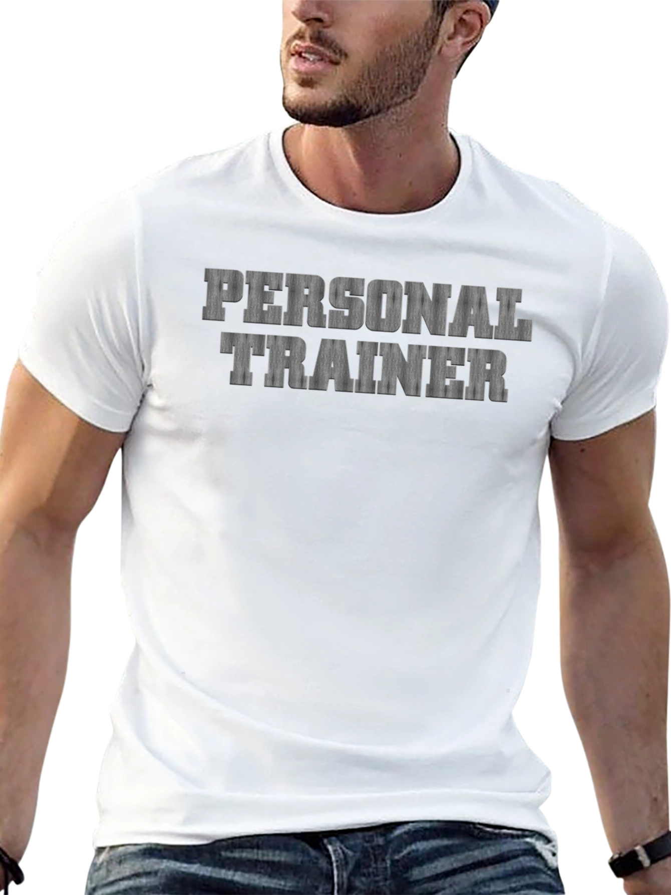 Personal Trainer Black Graphic T-Shirt