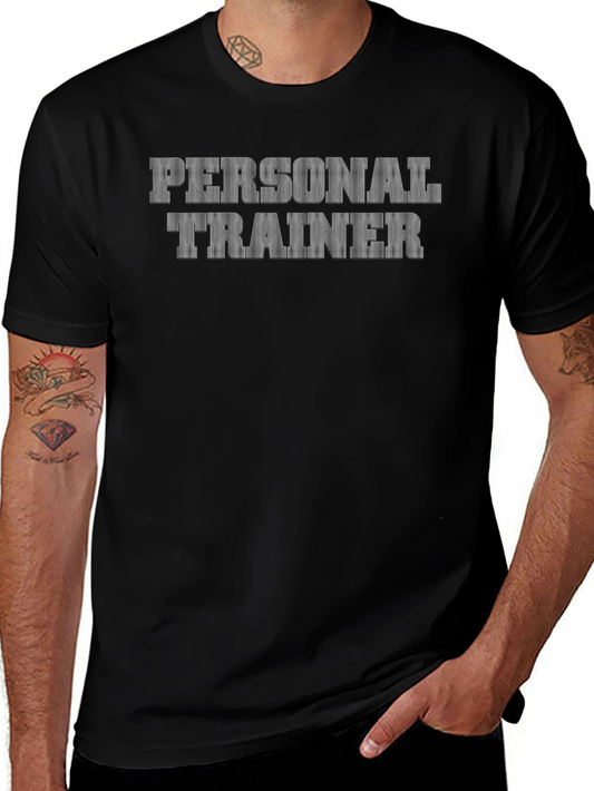 Personal Trainer Black Graphic T-Shirt