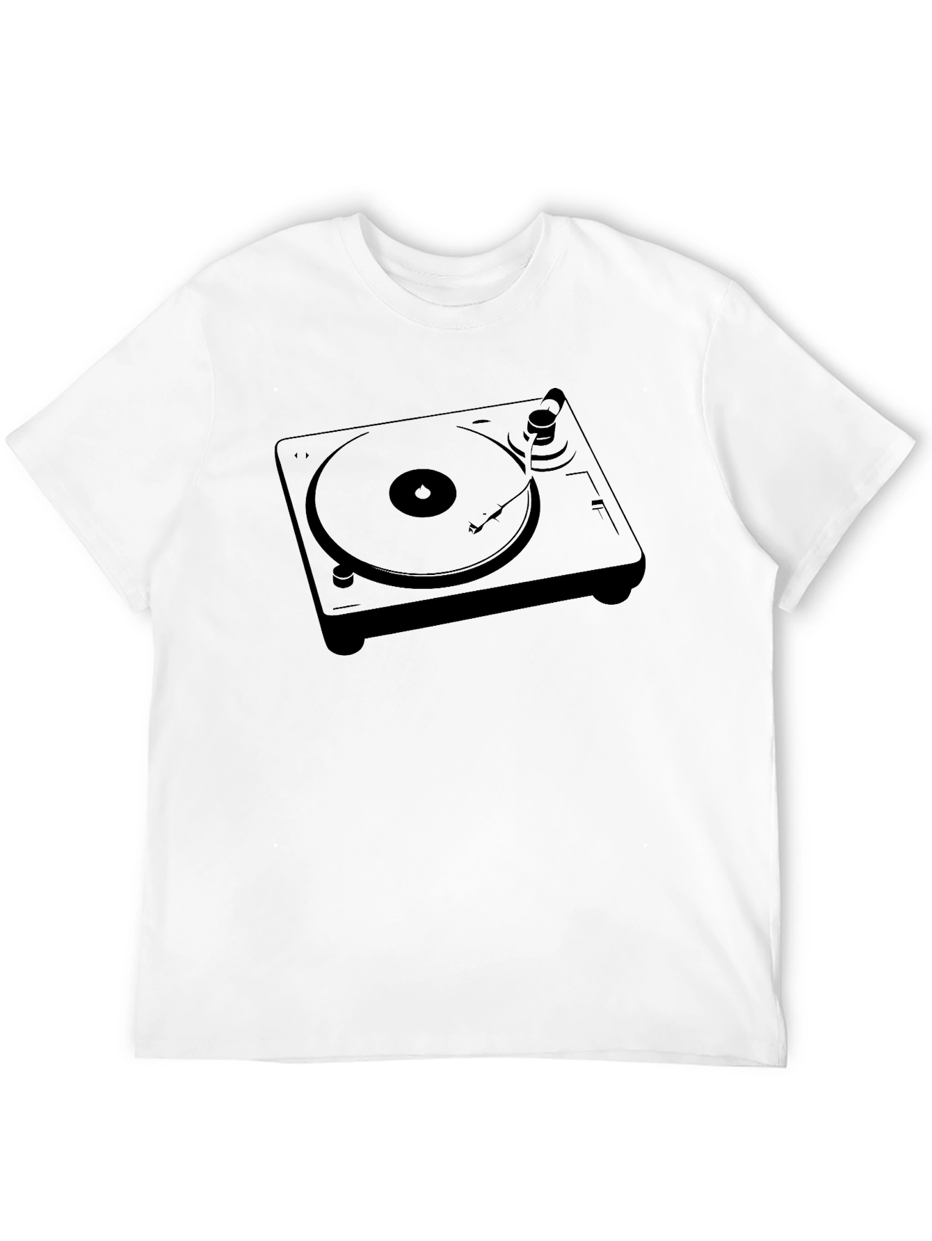 Turntable Graphic Tee - DJ Music Lover