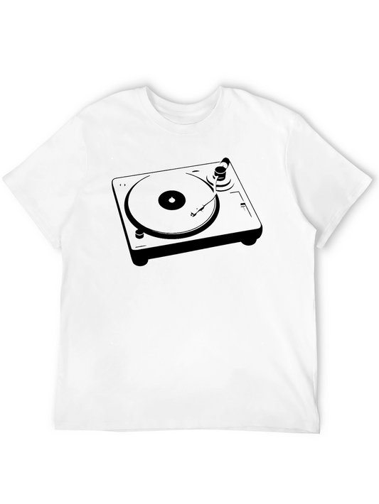 Turntable Graphic Tee - DJ Music Lover