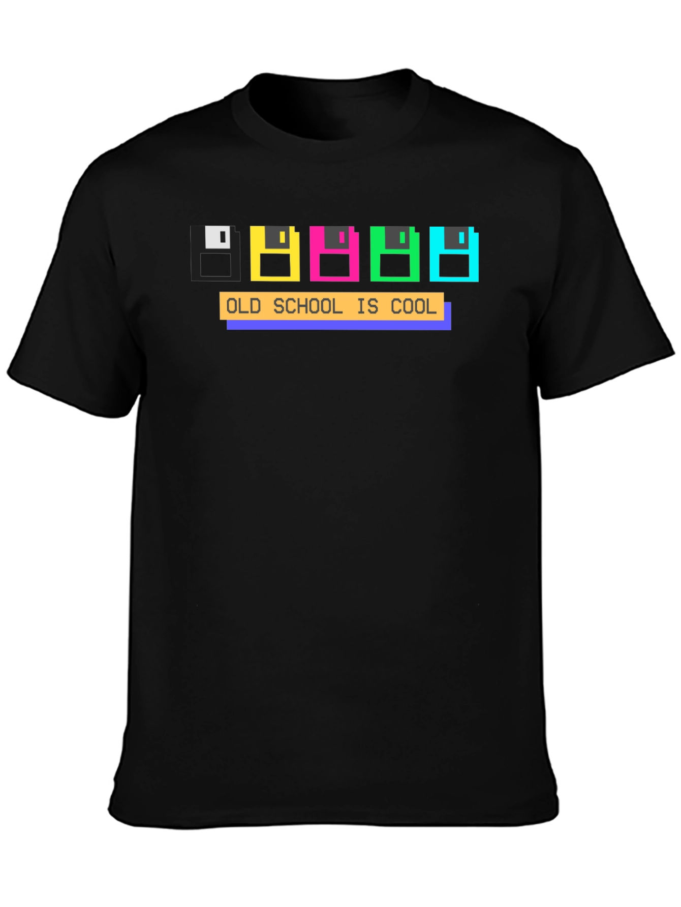 Old School is Cool Retro Pixel T-Shirt