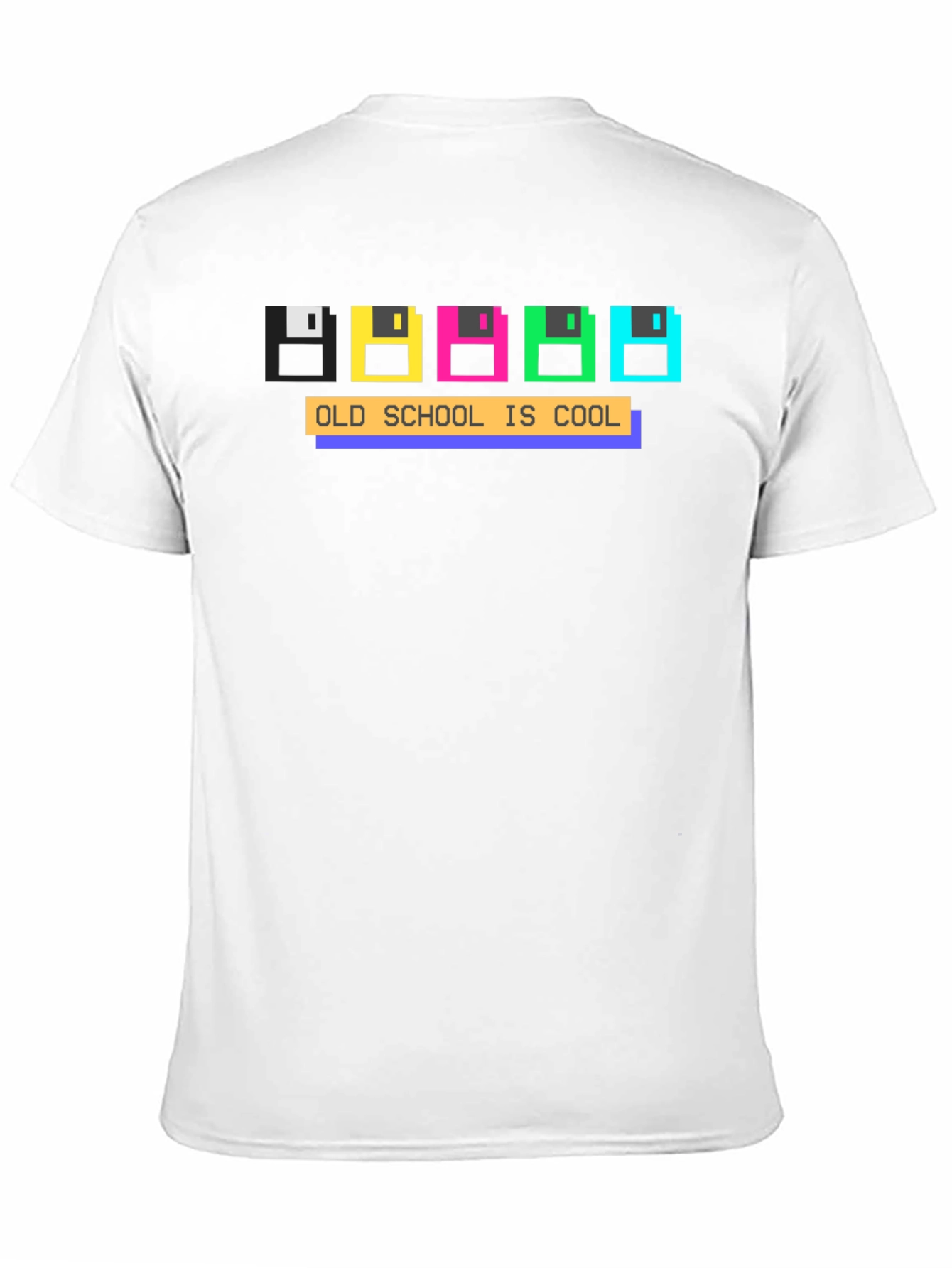 Old School is Cool Retro Pixel T-Shirt