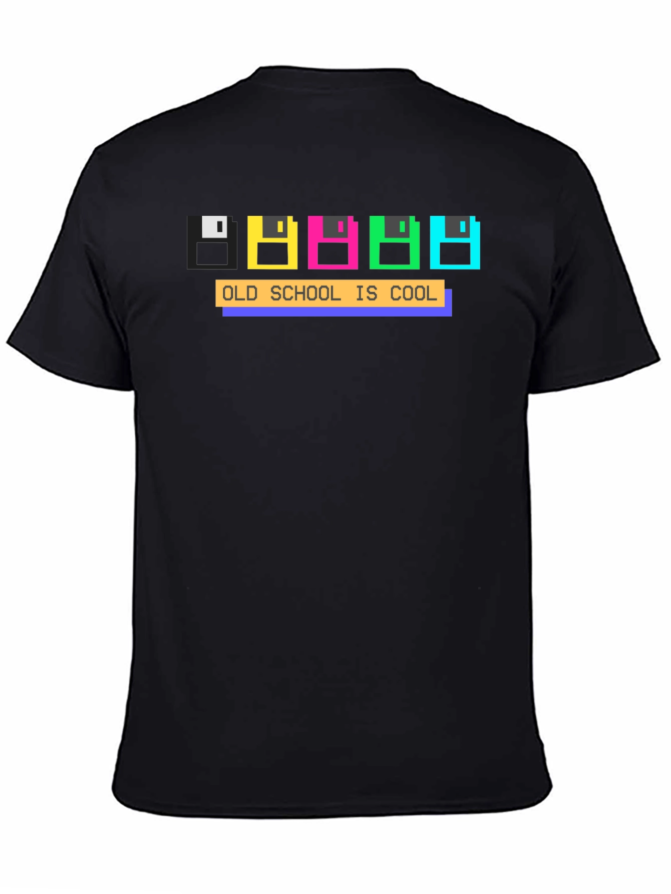 Old School is Cool Retro Pixel T-Shirt