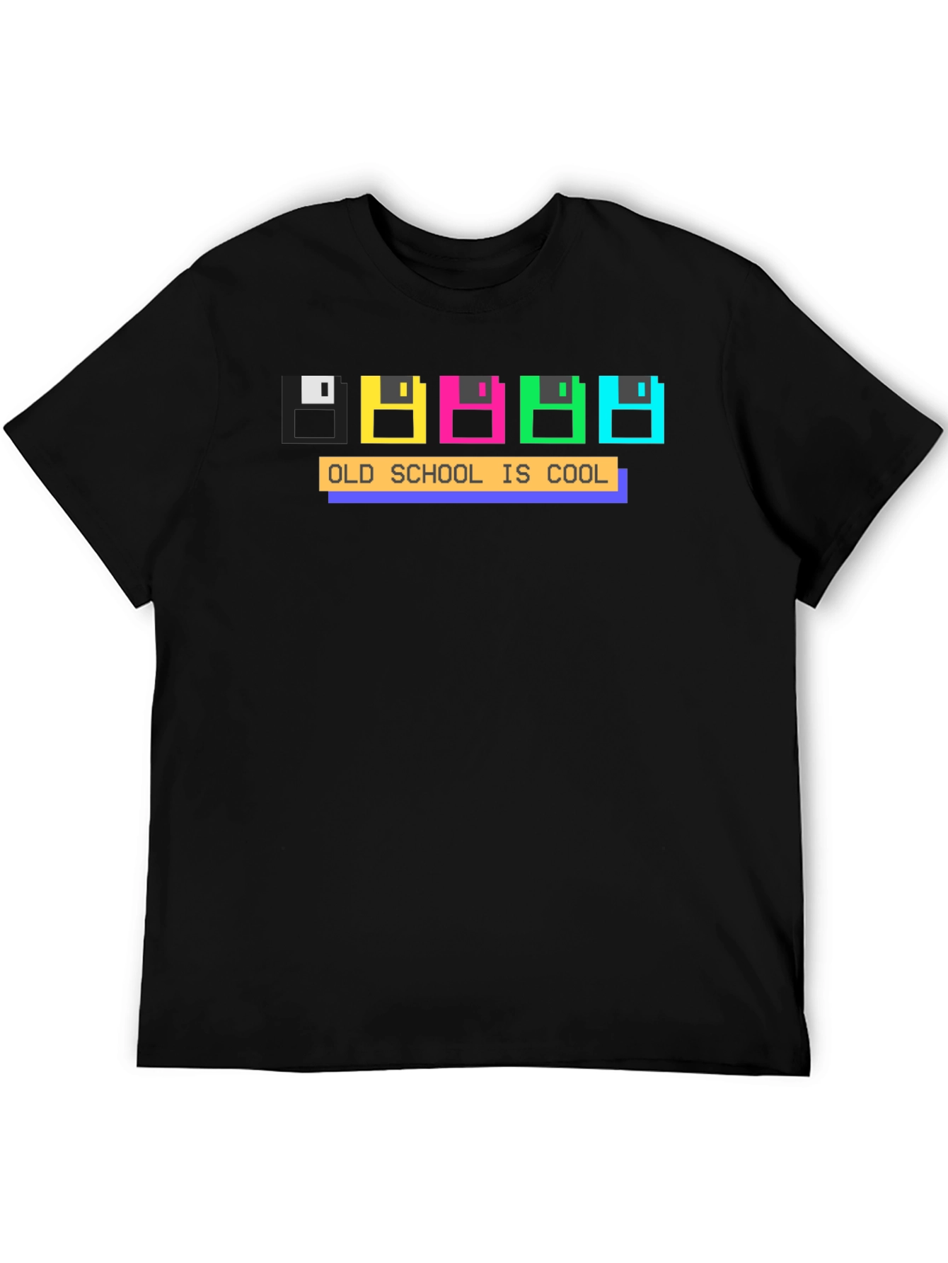 Old School is Cool Retro Pixel T-Shirt