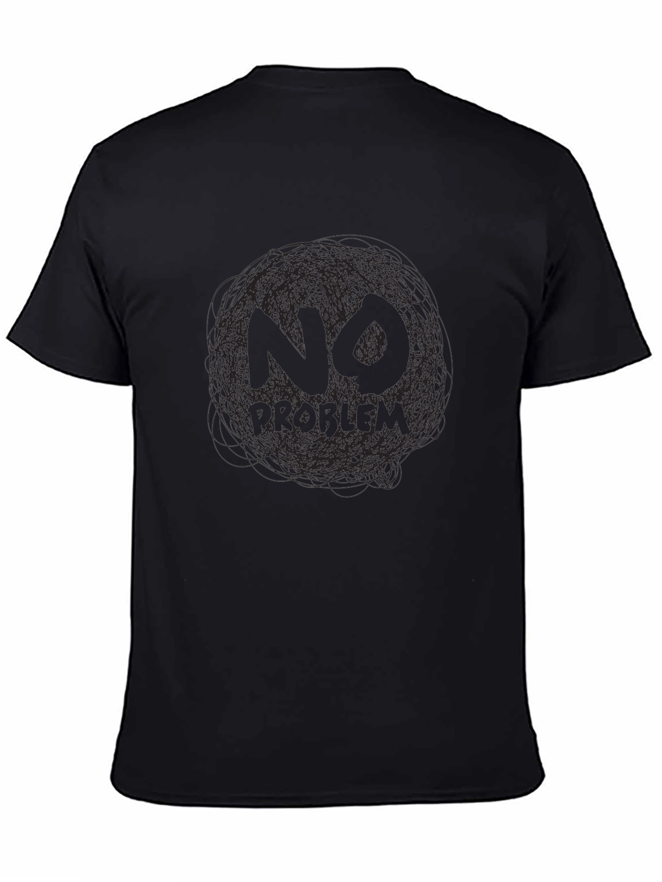 No Problem Graphic Tee - Mens Black T-Shirt