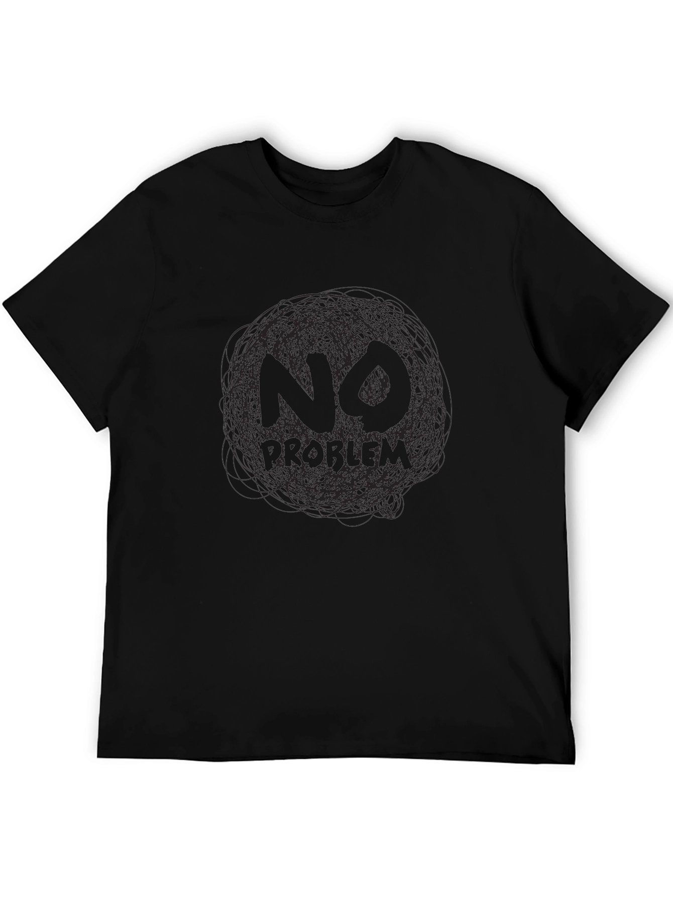 No Problem Graphic Tee - Mens Black T-Shirt